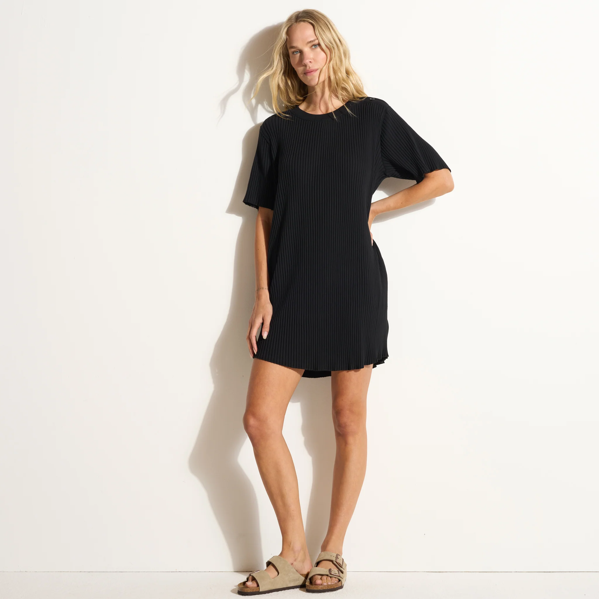 Alison Rib T-Shirt Dress - Image 6