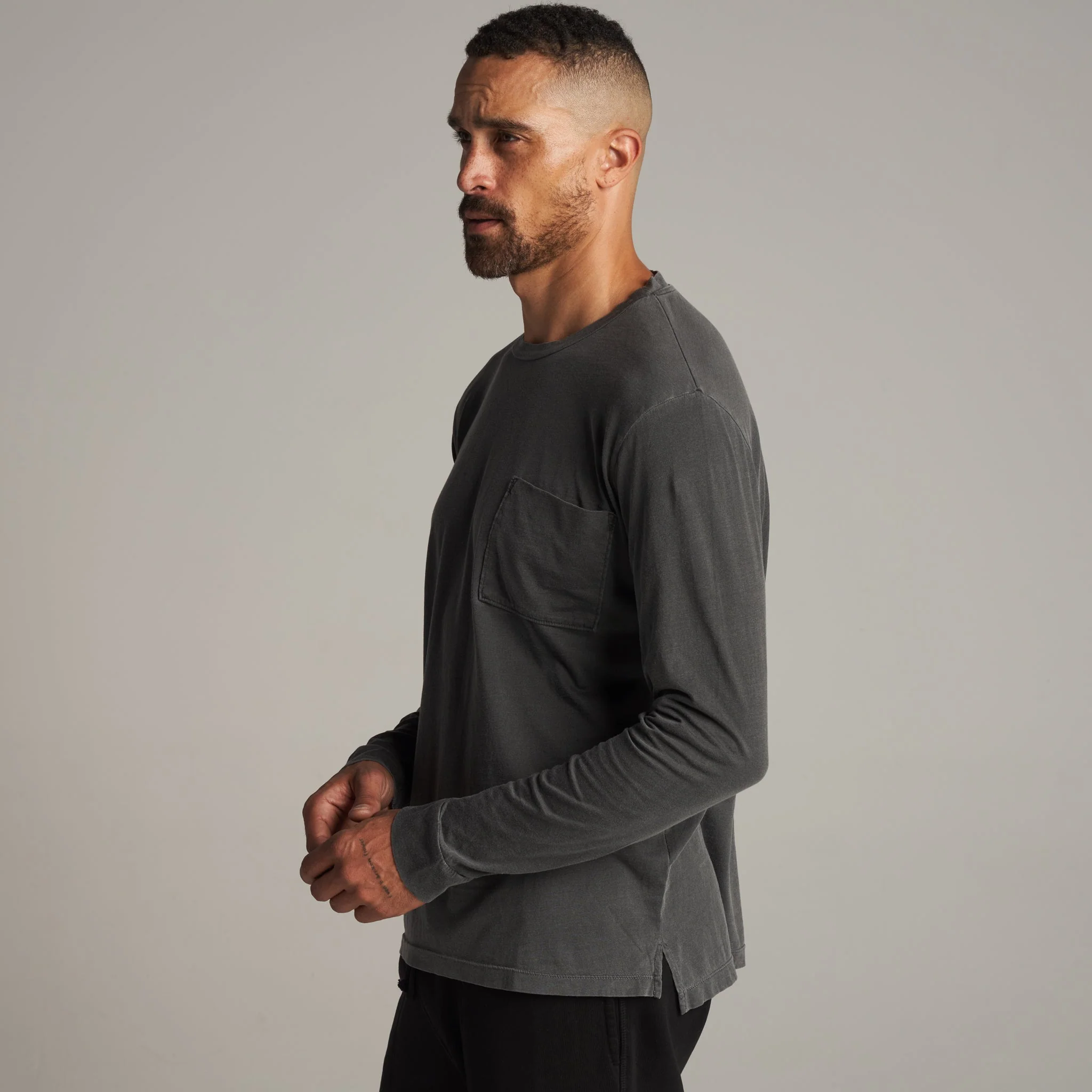 Asher Long Sleeve Pocket Tee - Image 3