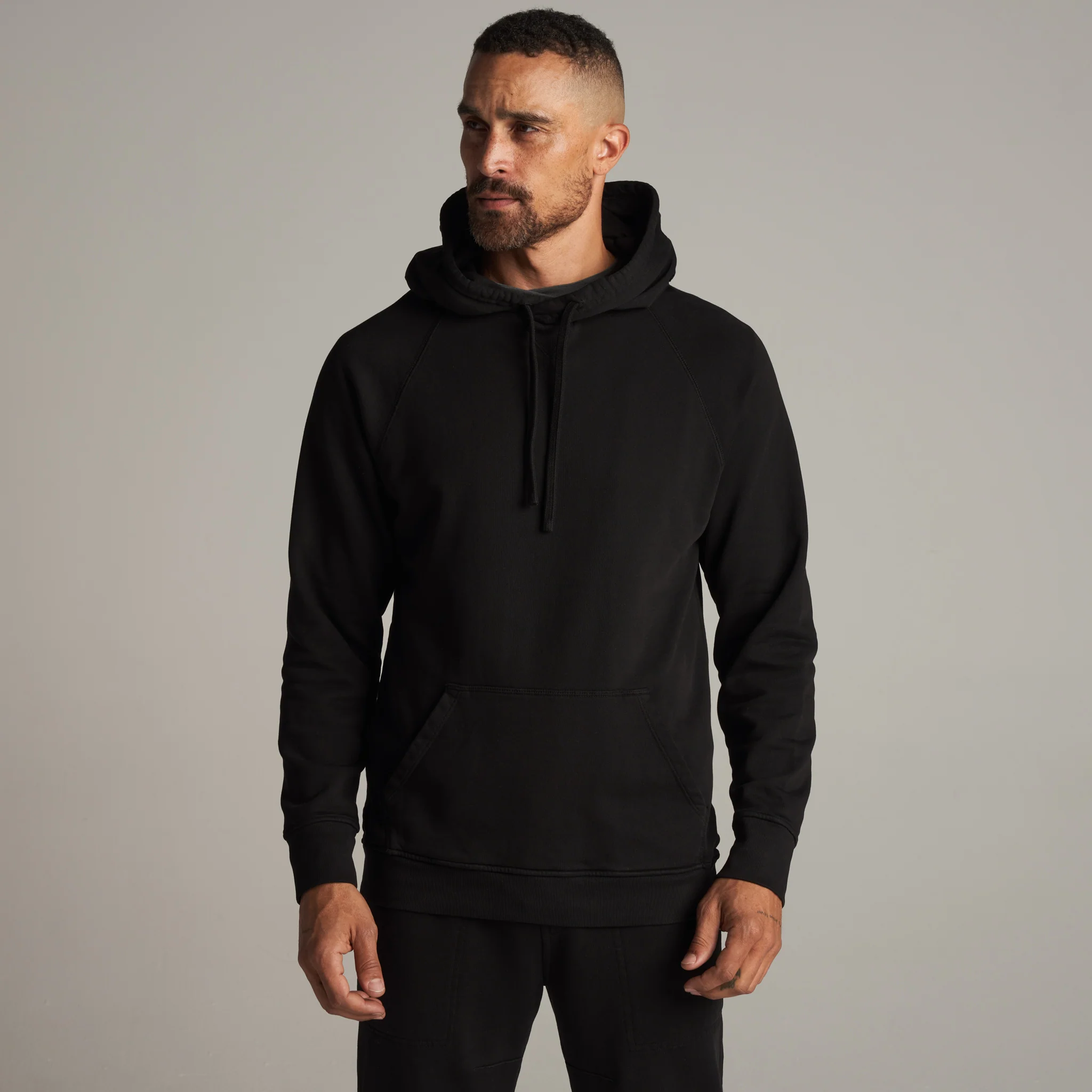 Barton Terry Raglan Hoodie - Image 6