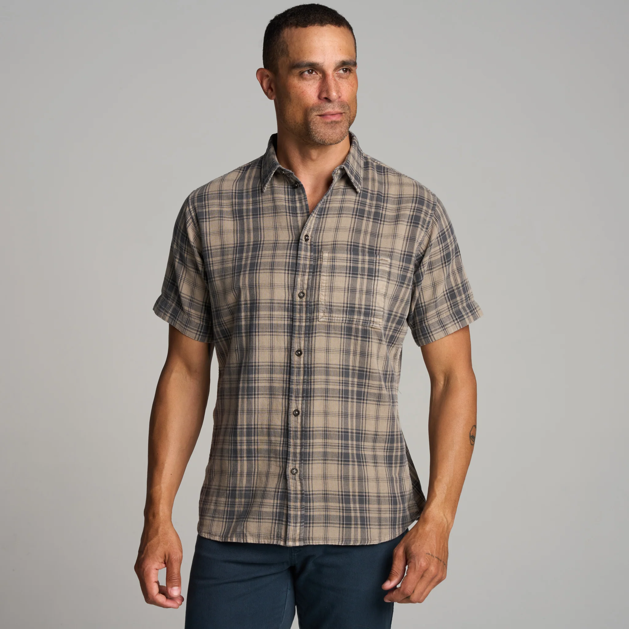 Bray Short Sleeve Plaid Shirt - Image 12