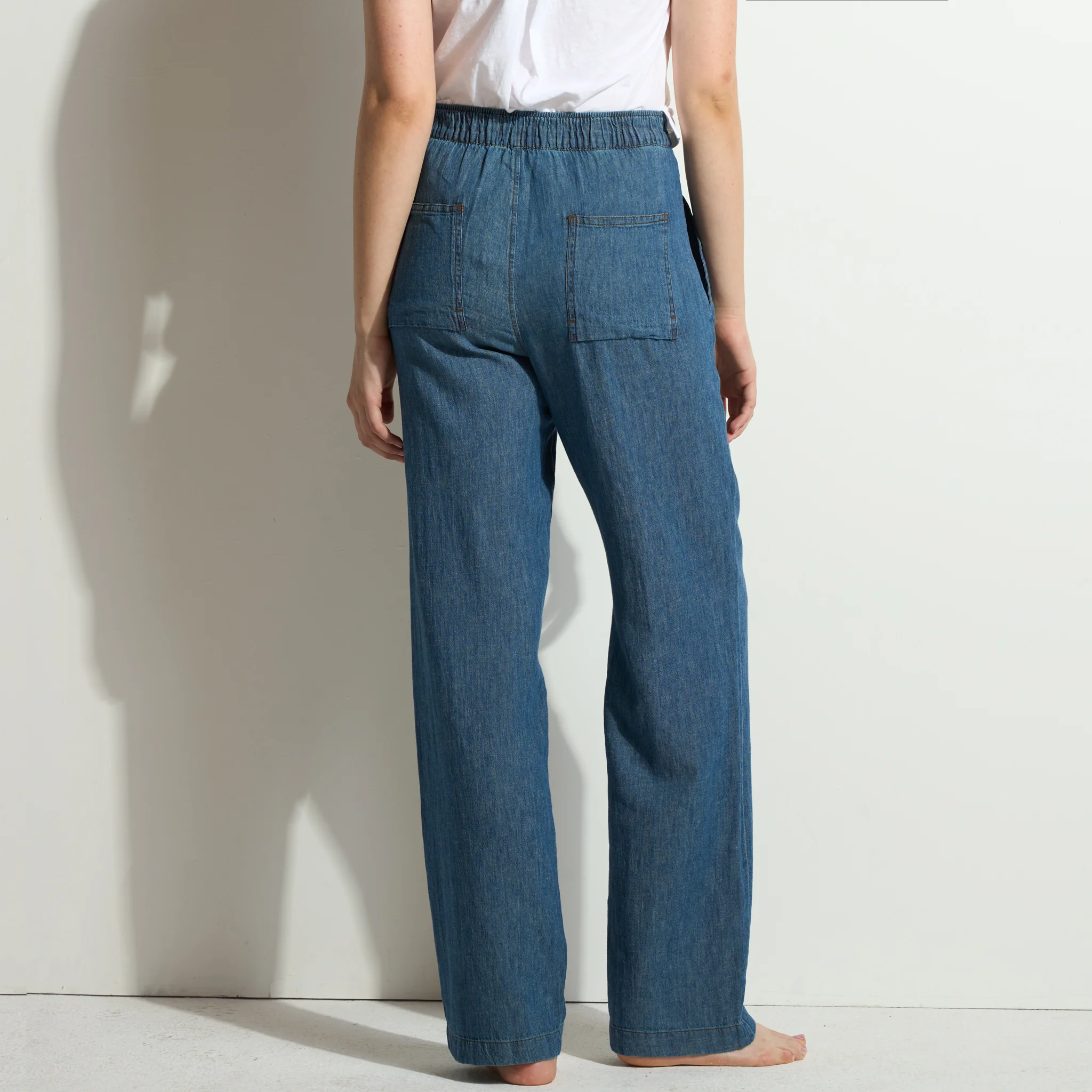 Cameron Japanese Fluid Denim Pant - Image 5