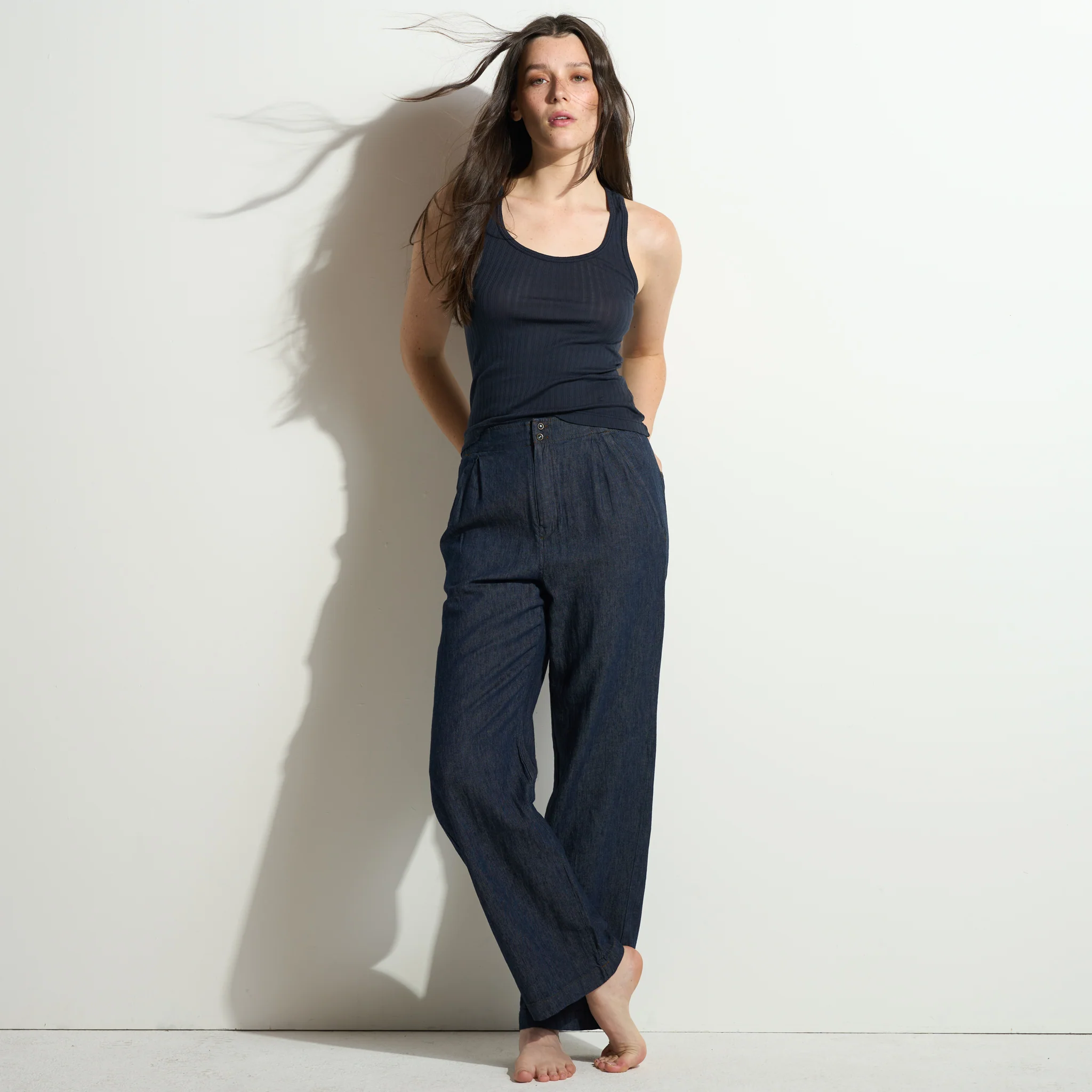 Cameron Japanese Fluid Denim Pant - Image 9