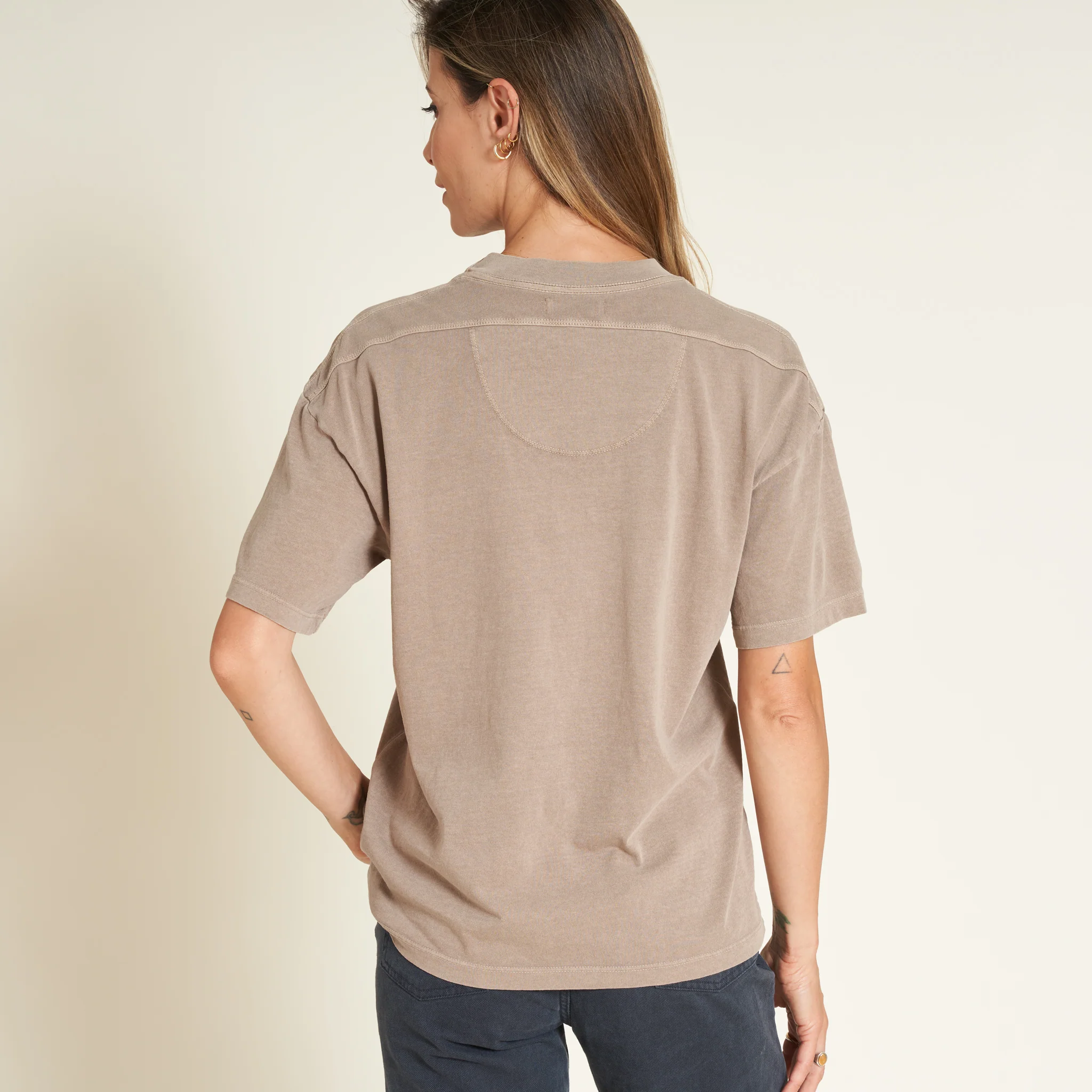 Claire Oversized Crewneck Tee - Image 6