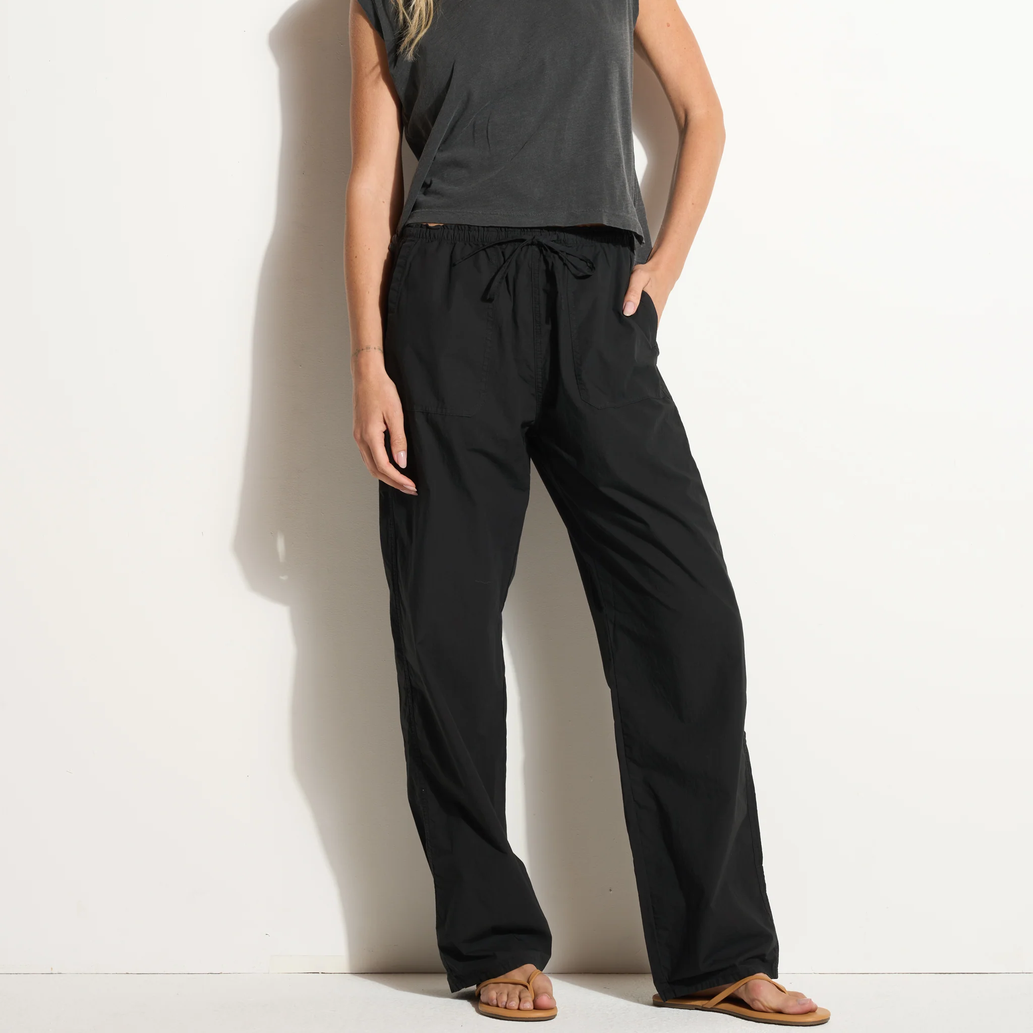 Eleanor Mid-Rise Poplin Pant - Image 6