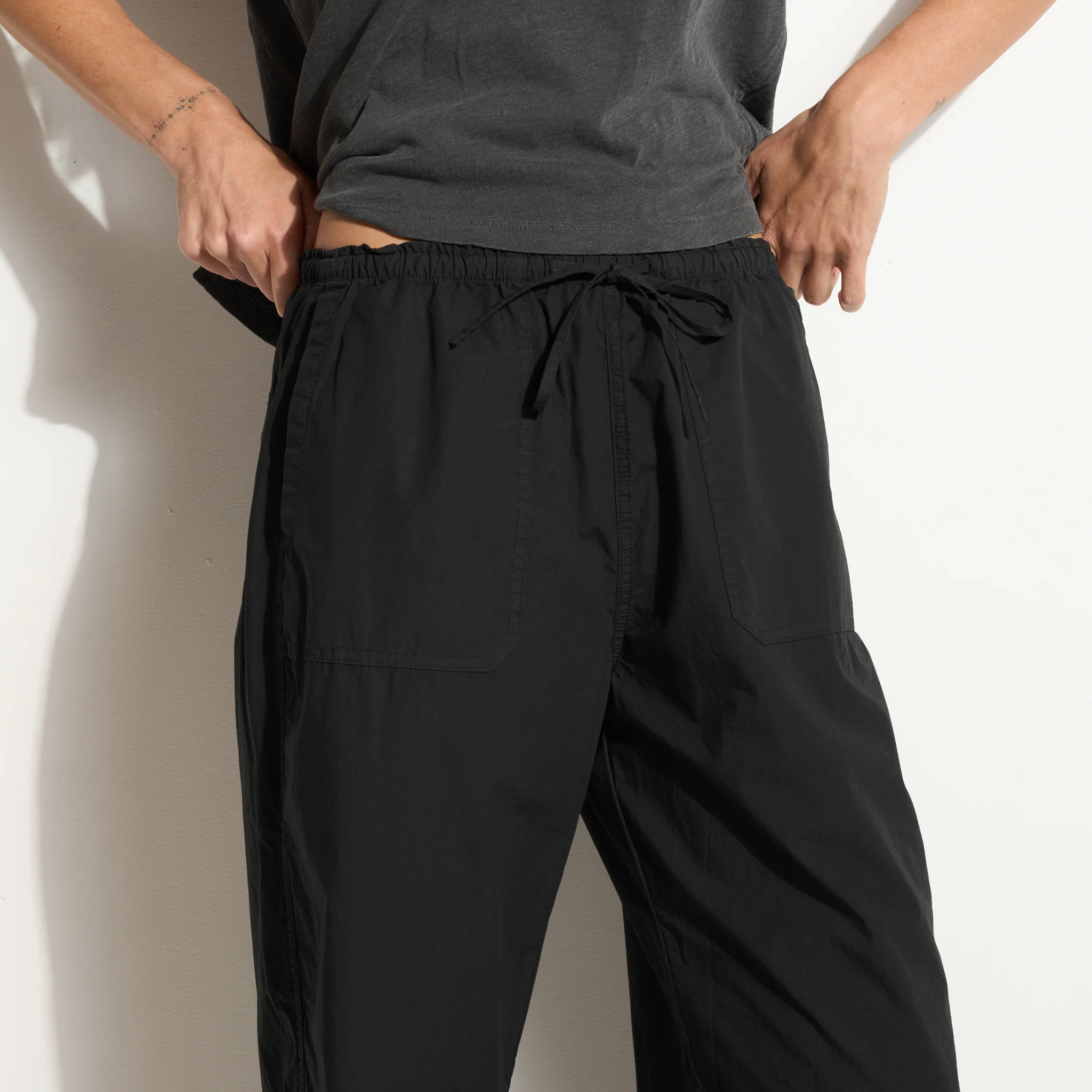 Eleanor Mid-Rise Poplin Pant - Image 8