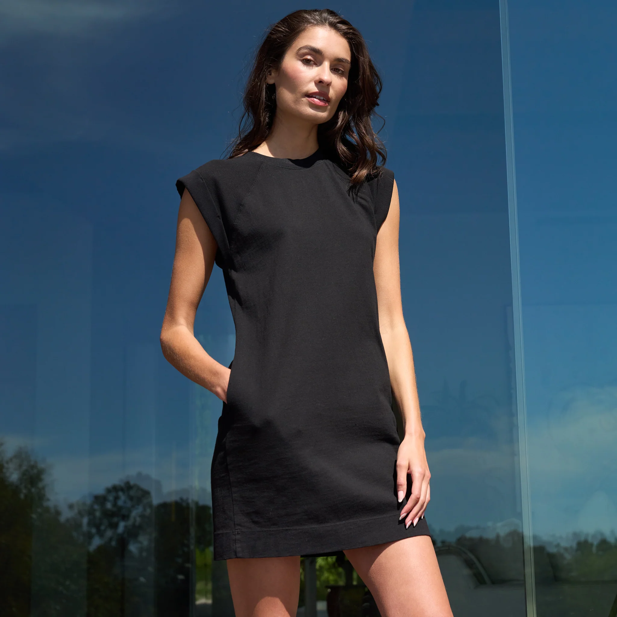 Estelle Cap-Sleeve Raglan Heritage Dress - Image 8