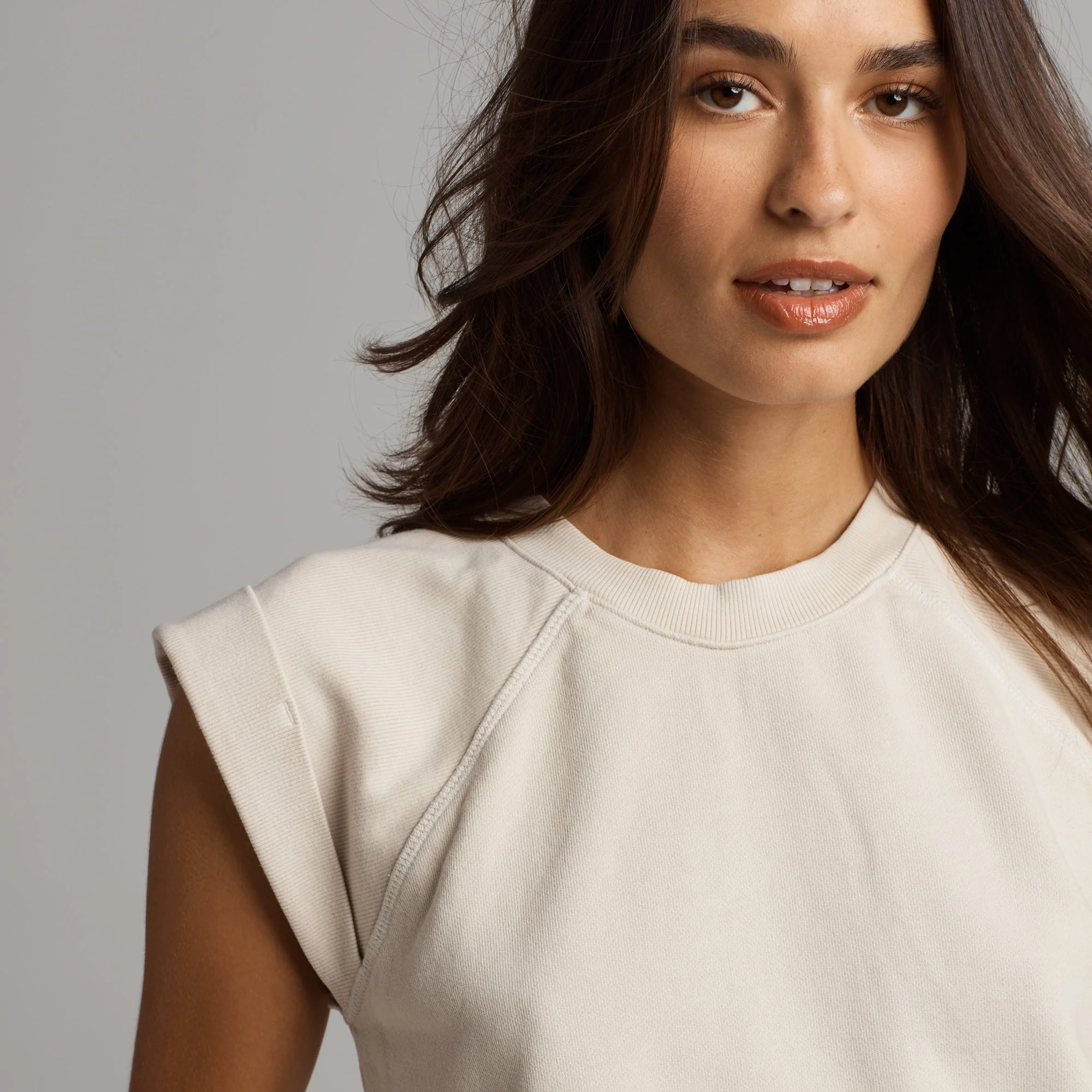 Estelle Cap-Sleeve Raglan Terry Sweatshirt - Image 16