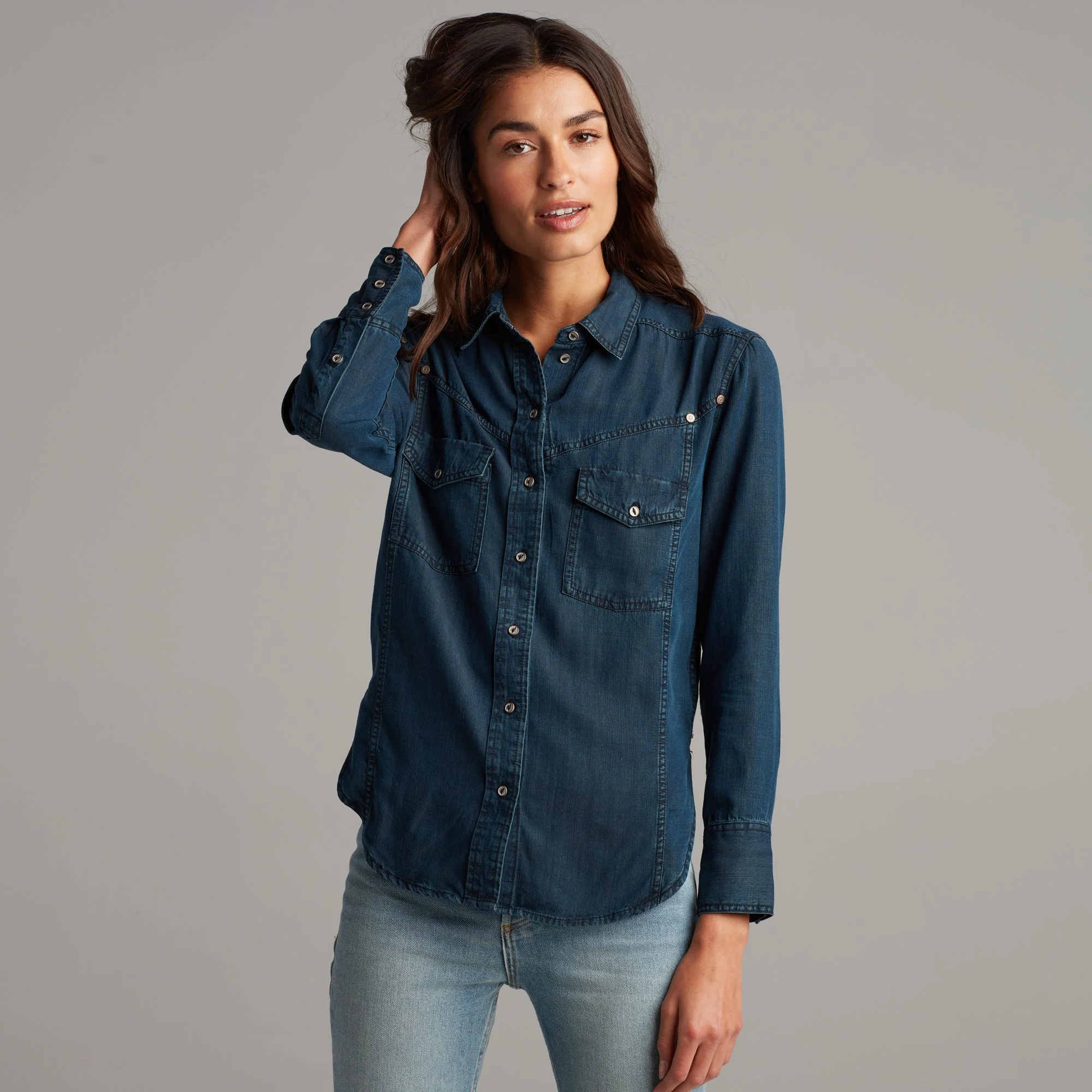 Florence Western Chambray Shirt - Image 3