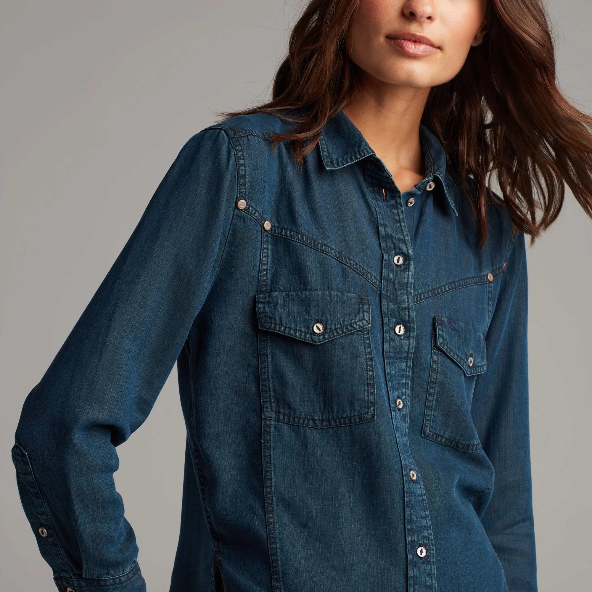 Florence Western Chambray Shirt - Image 4