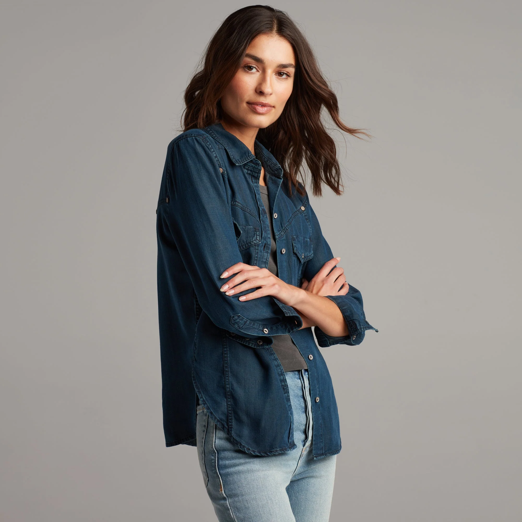 Florence Western Chambray Shirt - Image 5
