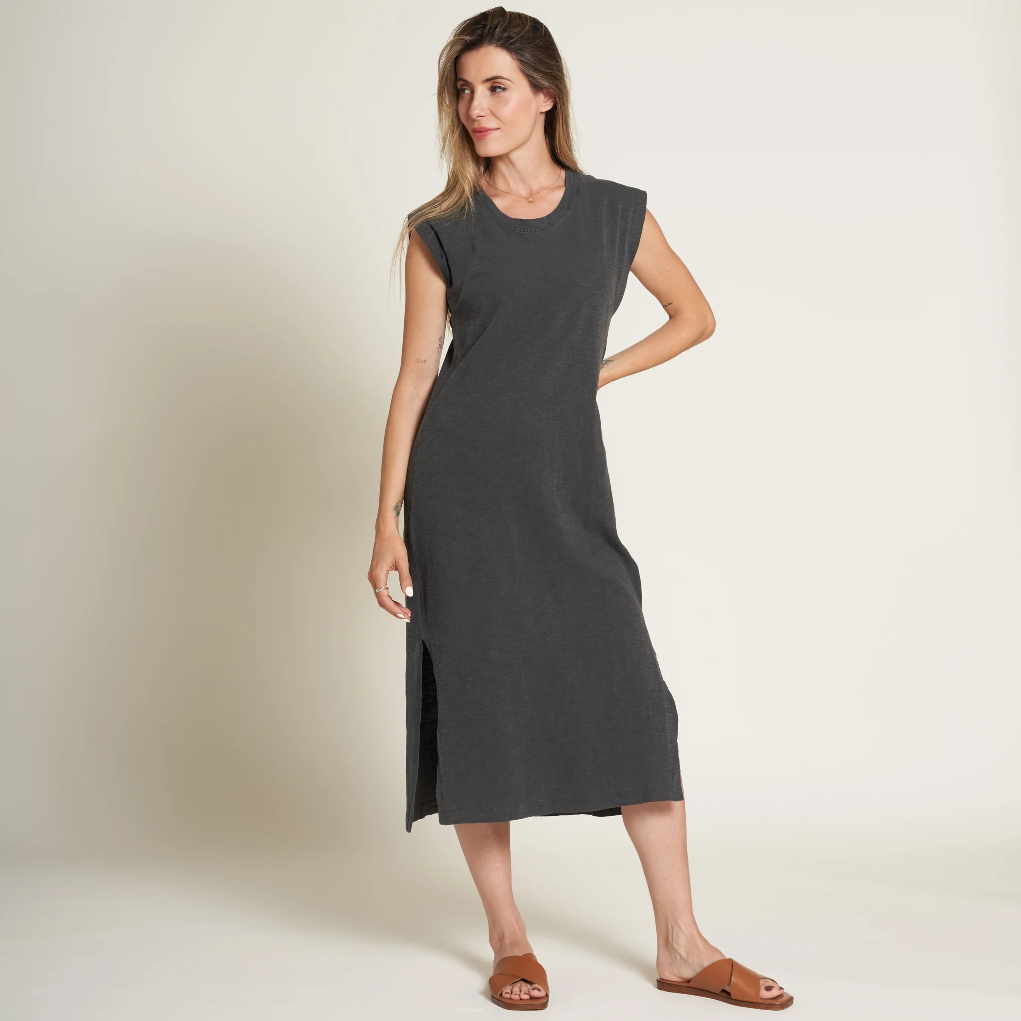 Georgia Slub Muscle Tank Dress - Image 13