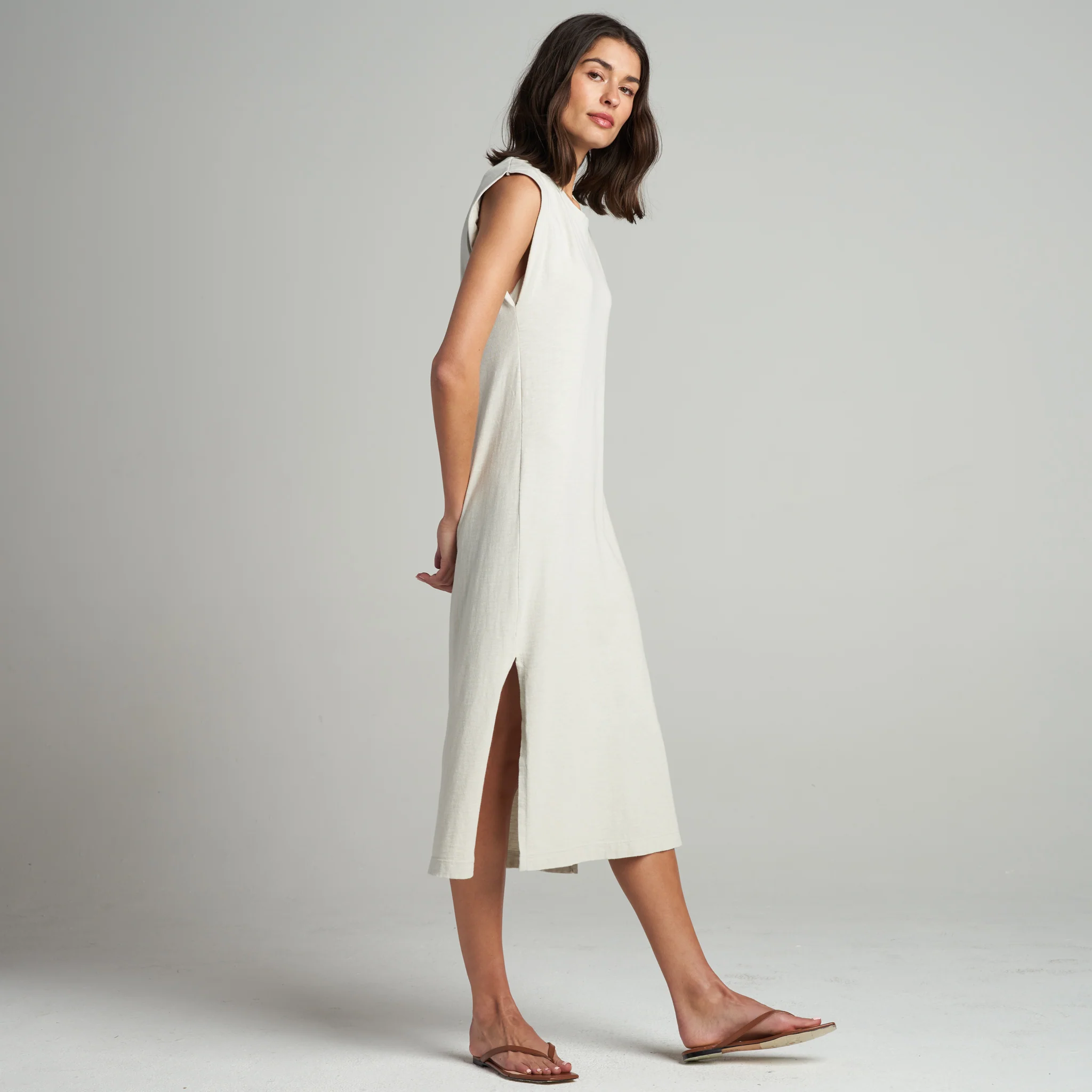 Georgia Slub Muscle Tank Dress - Image 4
