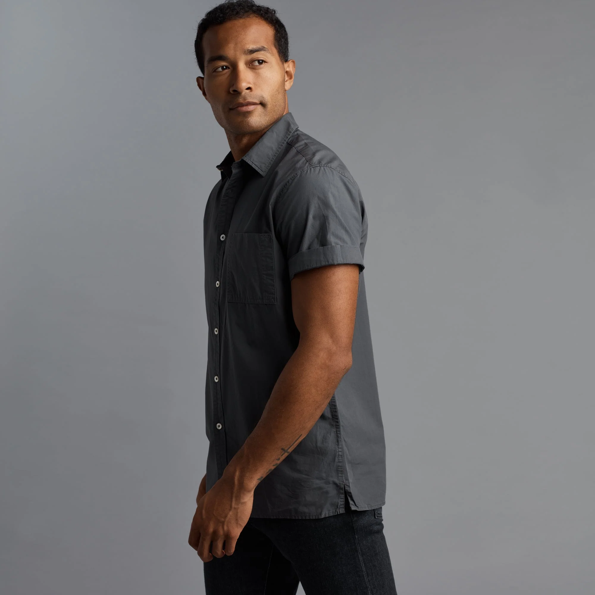 Houston Short Sleeve Poplin Shirt - Image 3