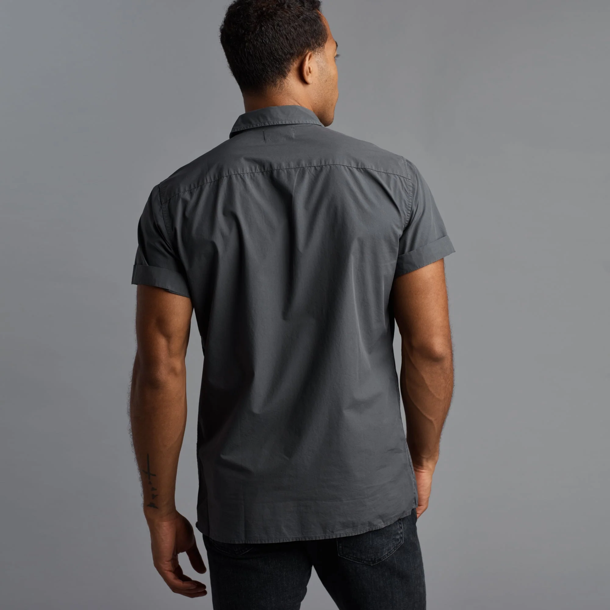 Houston Short Sleeve Poplin Shirt - Image 4