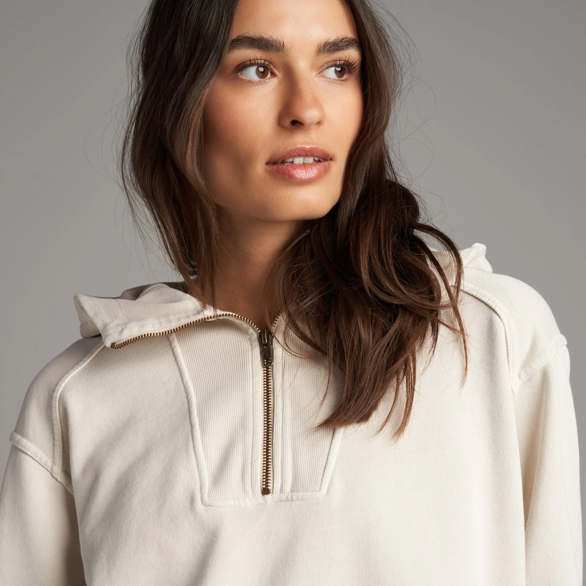 Josephine Quarter Zip Pullover Hoodie - Image 12
