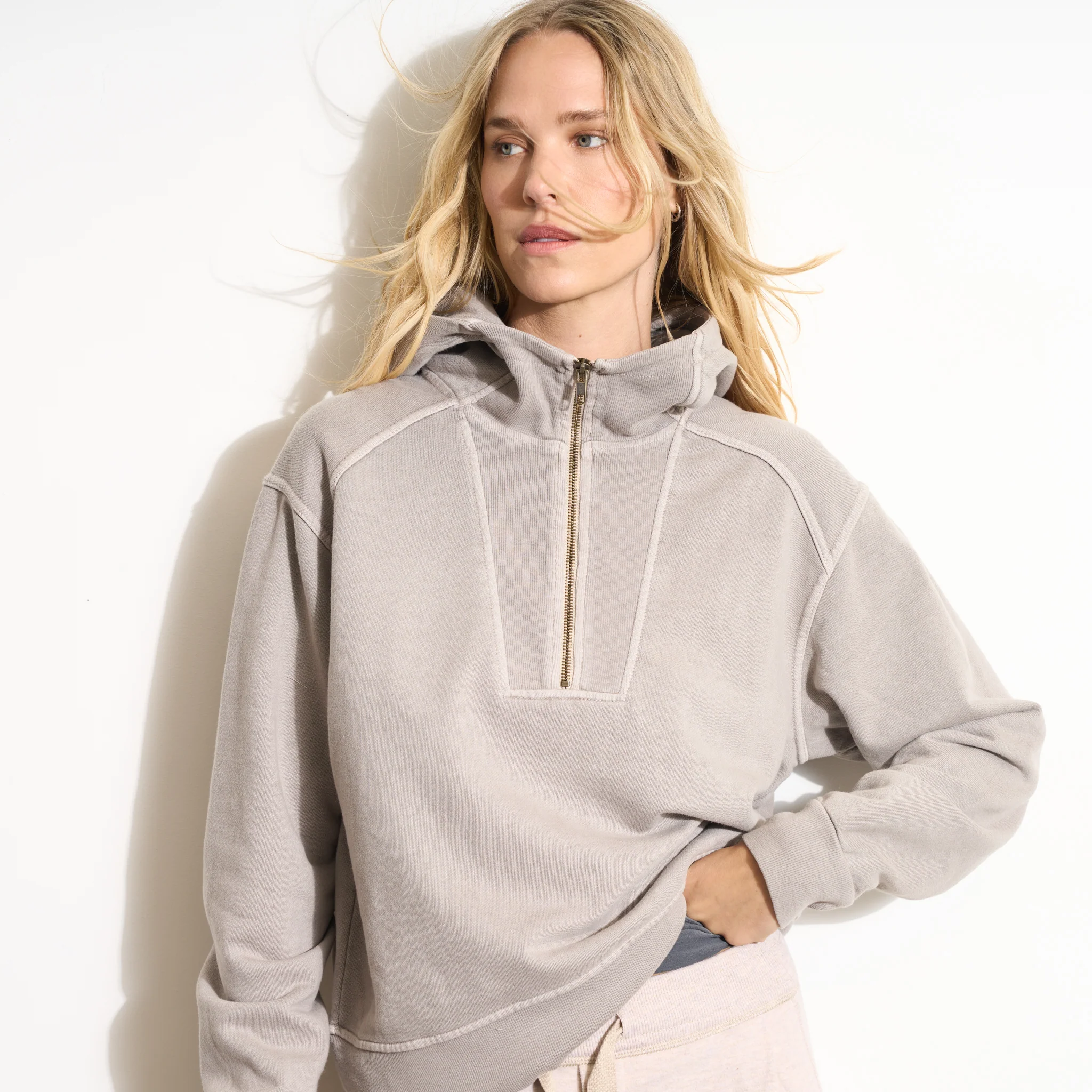 Josephine Quarter Zip Pullover Hoodie - Image 15