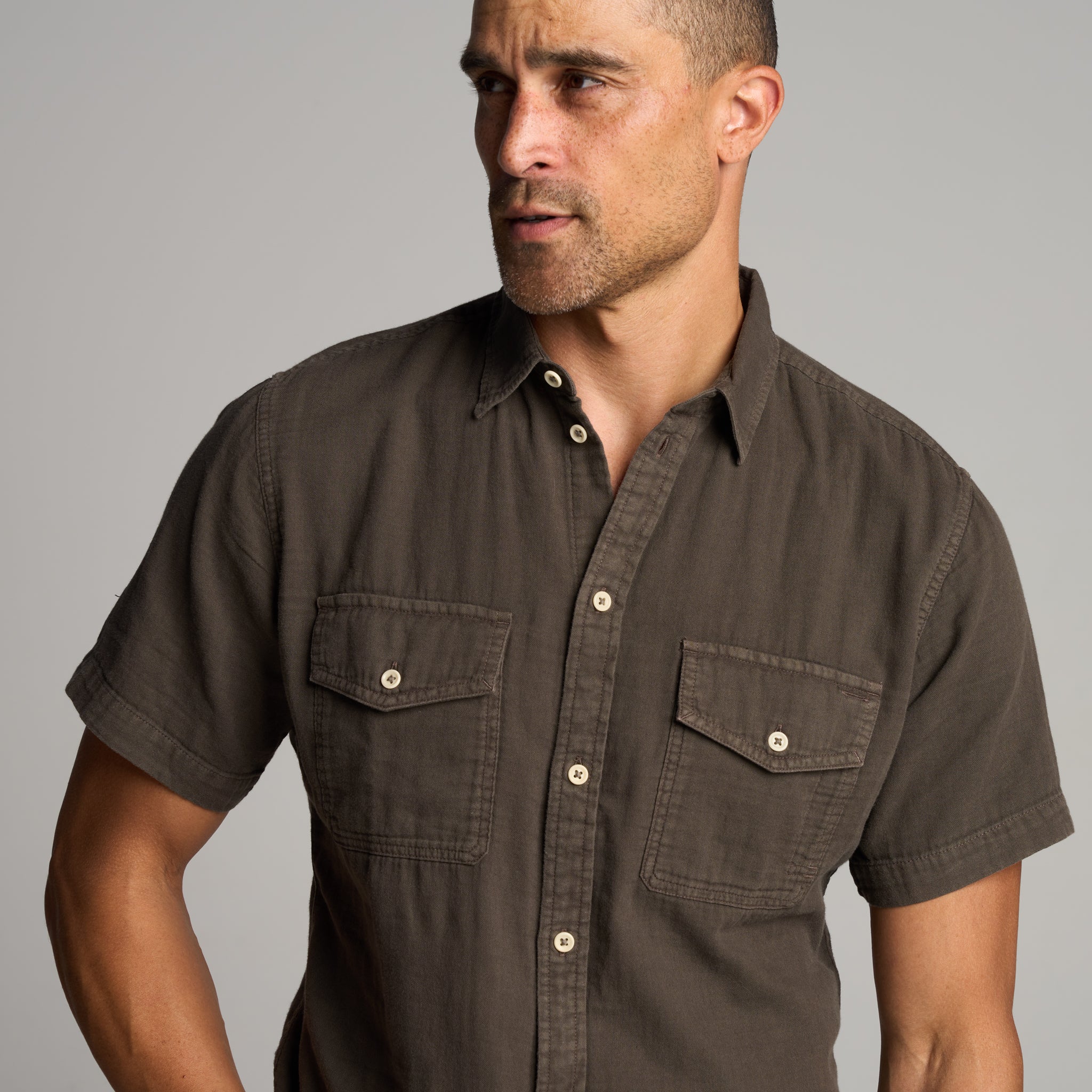 Leeds Cotton Gauze Short Sleeve Shirt - Image 10