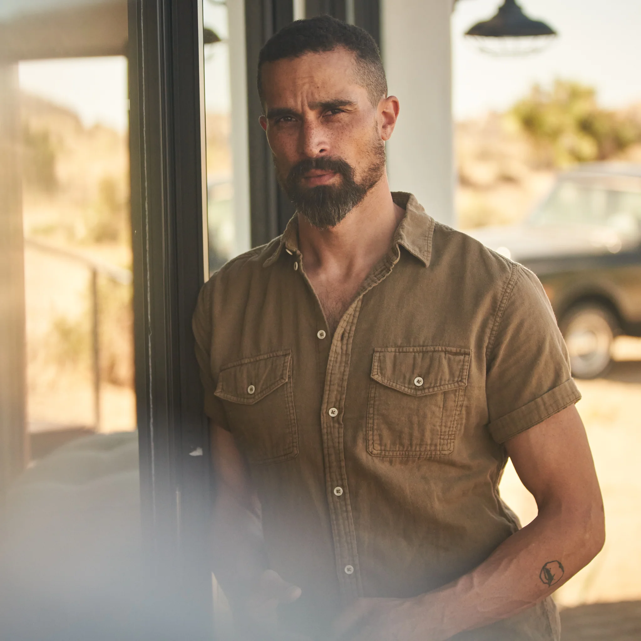 Leeds Cotton Gauze Short Sleeve Shirt - Image 17