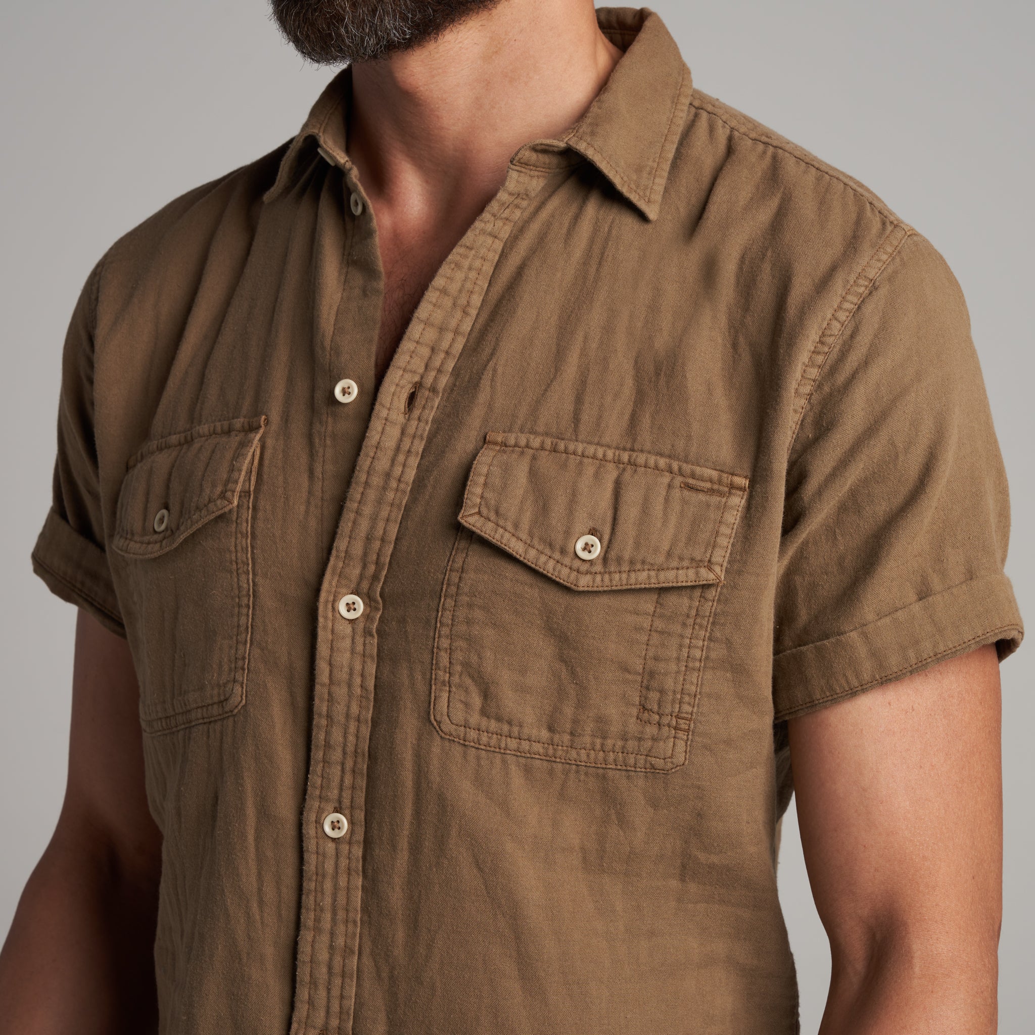 Leeds Cotton Gauze Short Sleeve Shirt - Image 20
