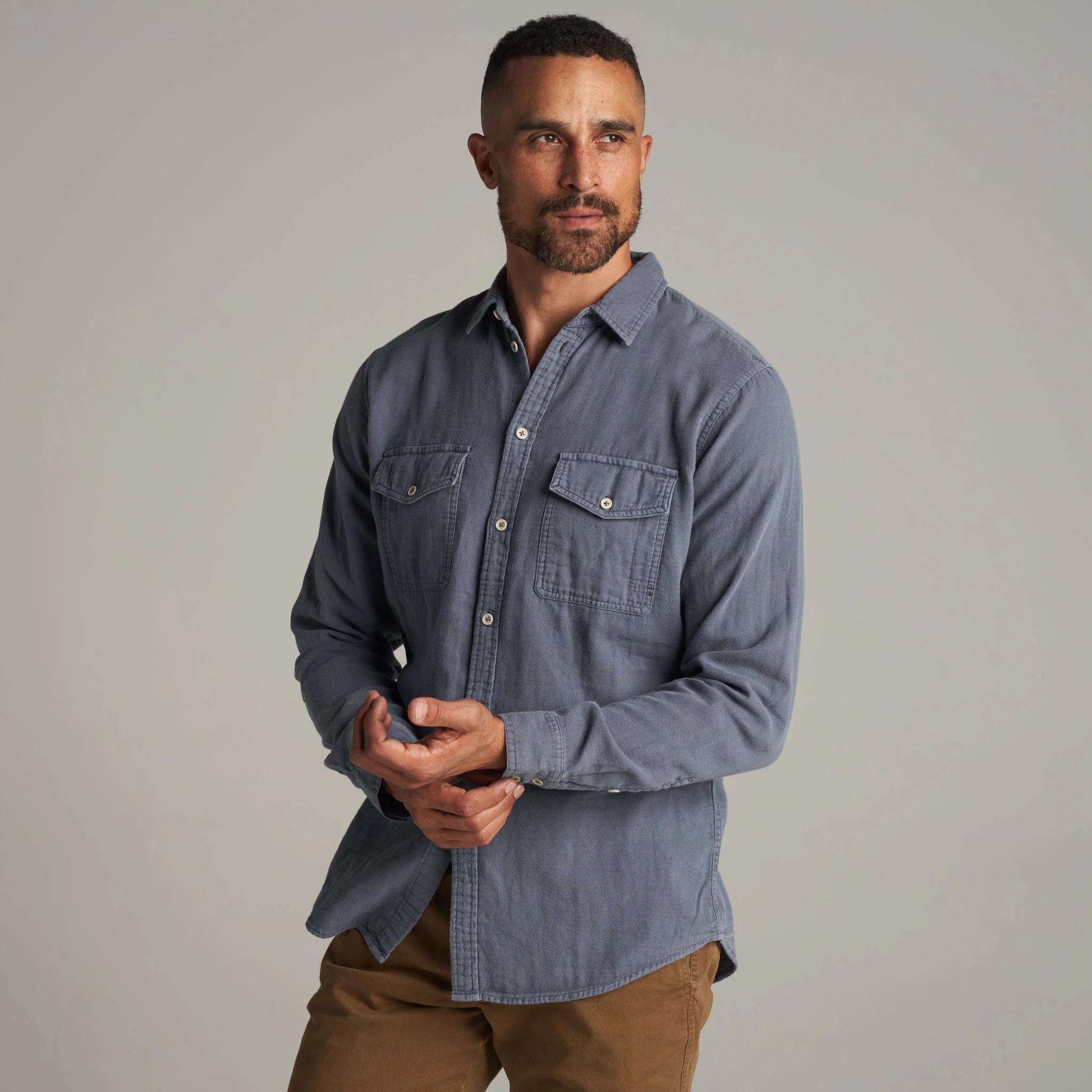 Leeds Double Layer Cotton Gauze Shirt - Image 17