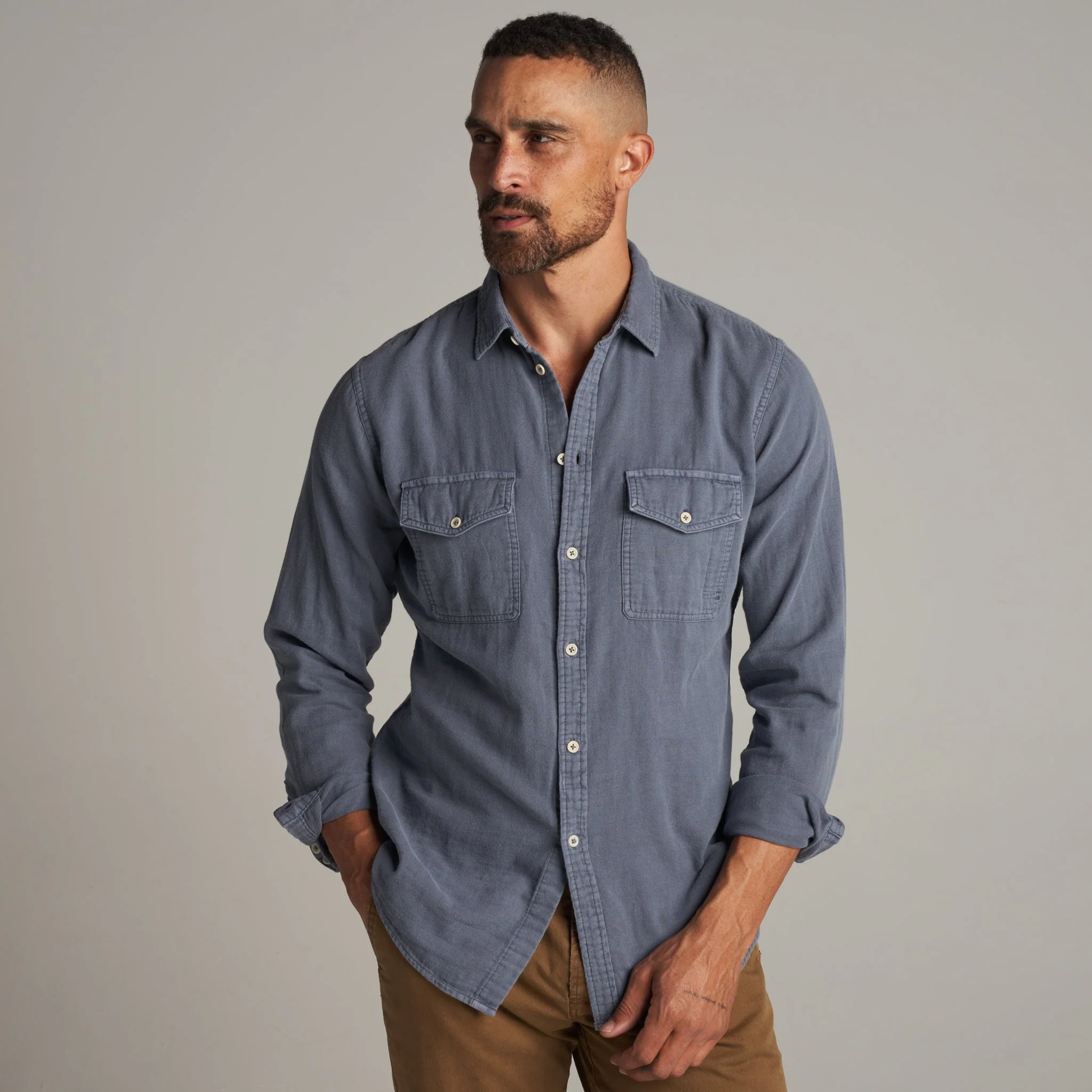 Leeds Double Layer Cotton Gauze Shirt - Image 18
