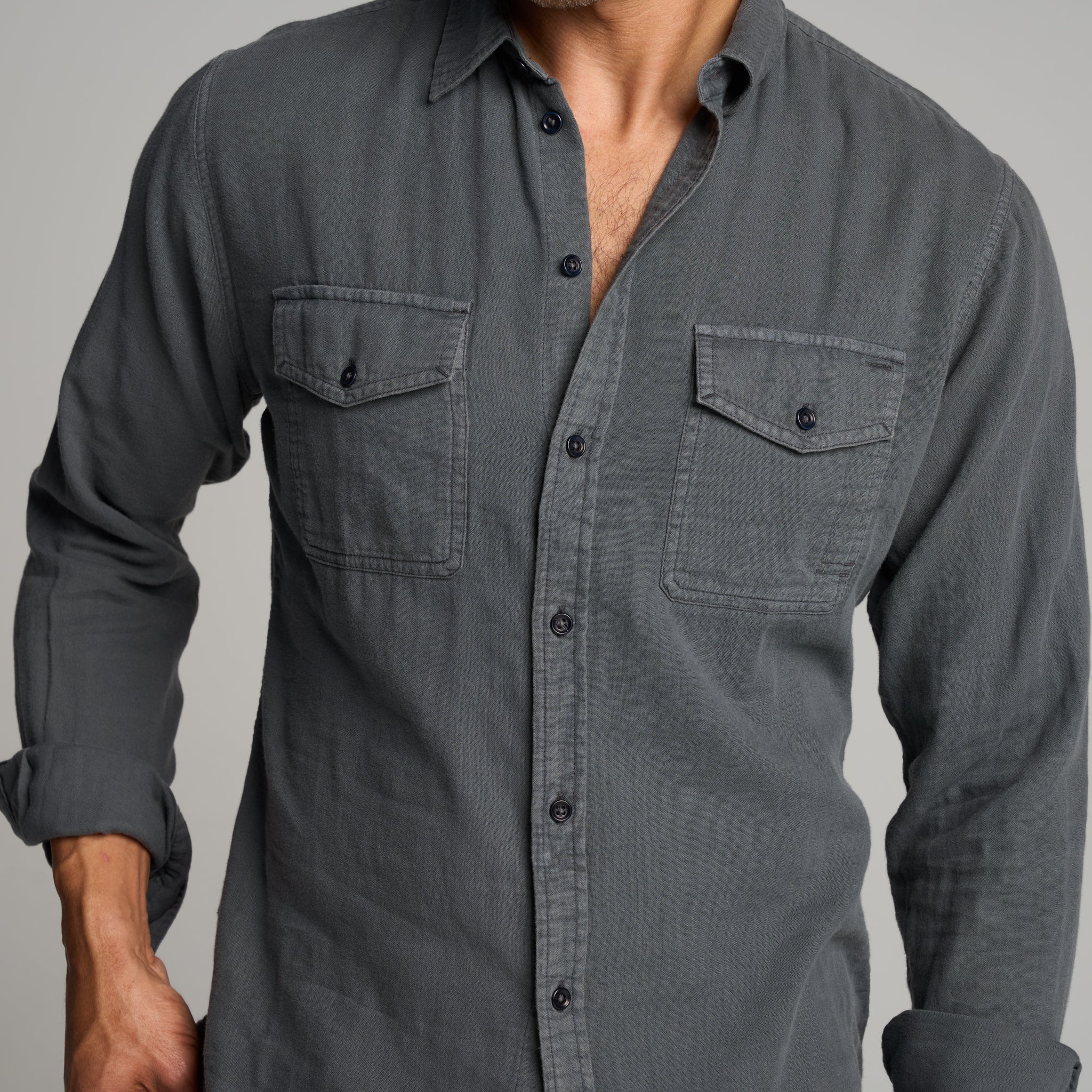 Leeds Double Layer Cotton Gauze Shirt - Image 21