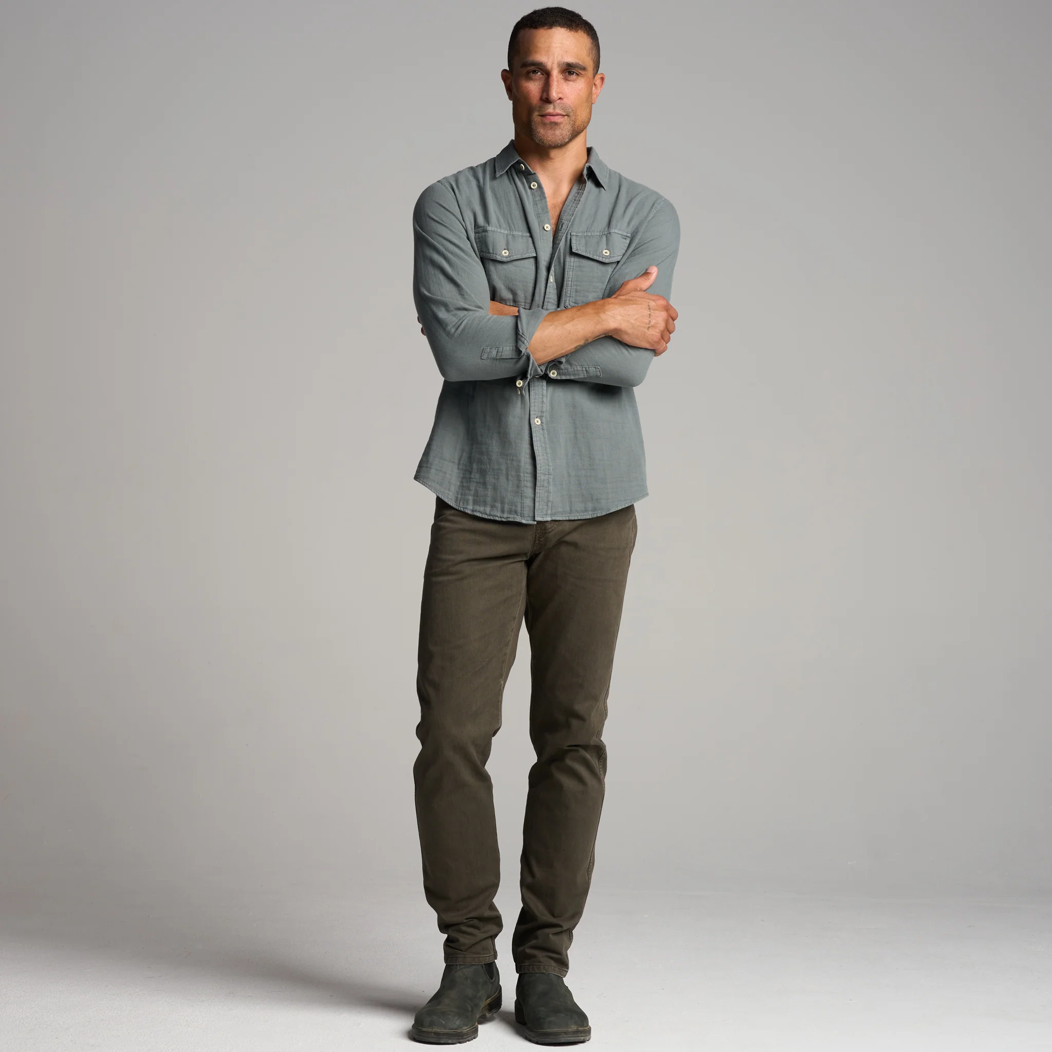 Leeds Double Layer Cotton Gauze Shirt - Image 7