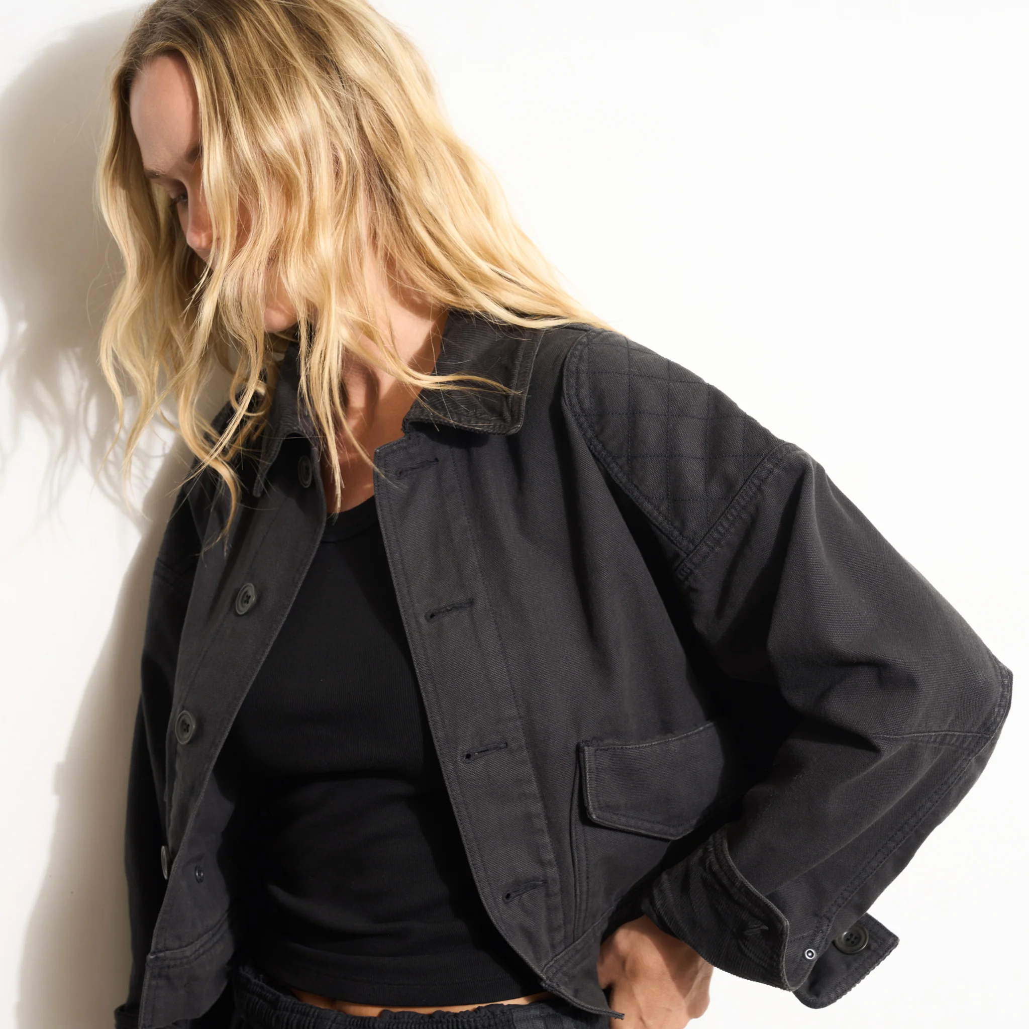 Lewis Canvas Barn Bomber - Image 14