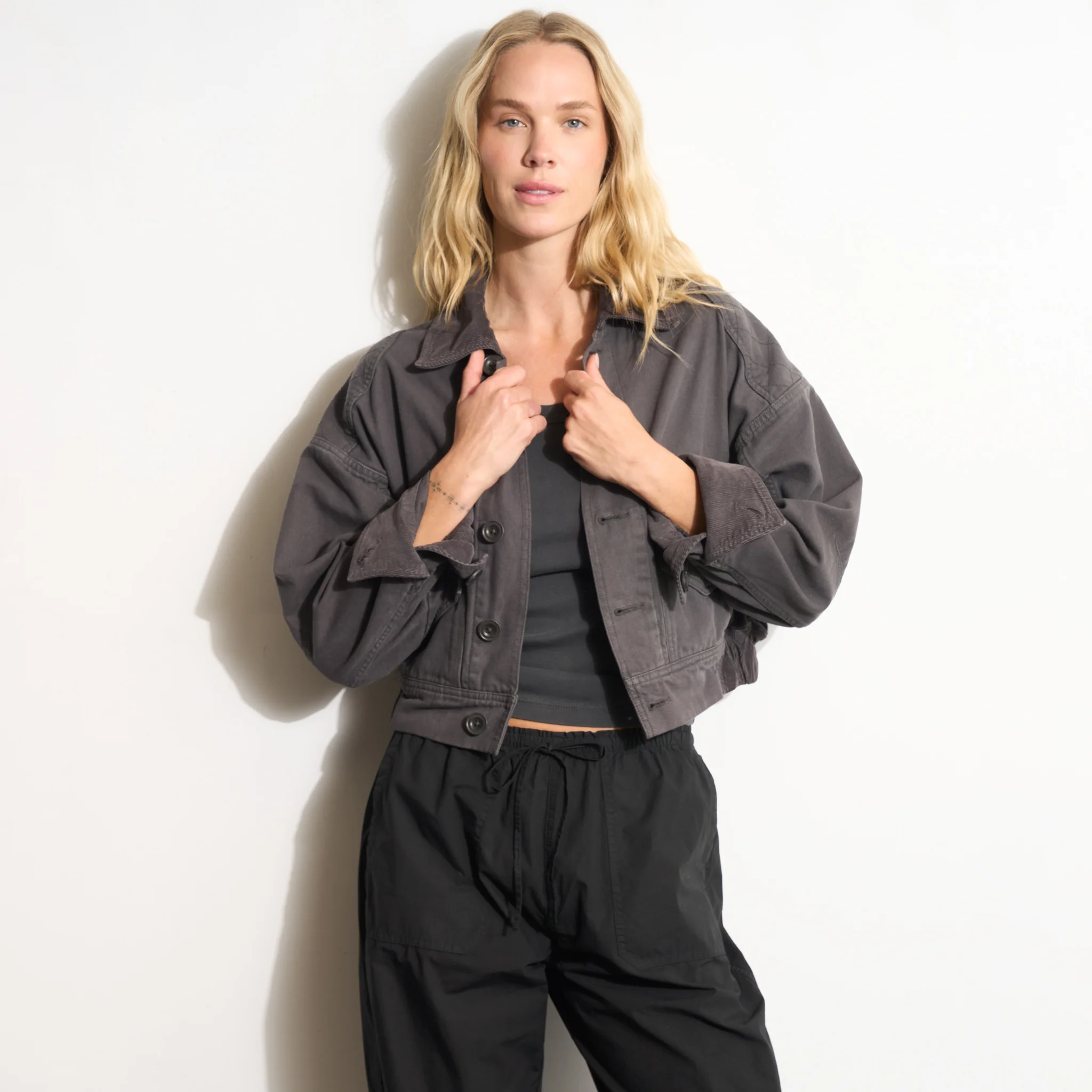 Lewis Canvas Barn Bomber - Image 17