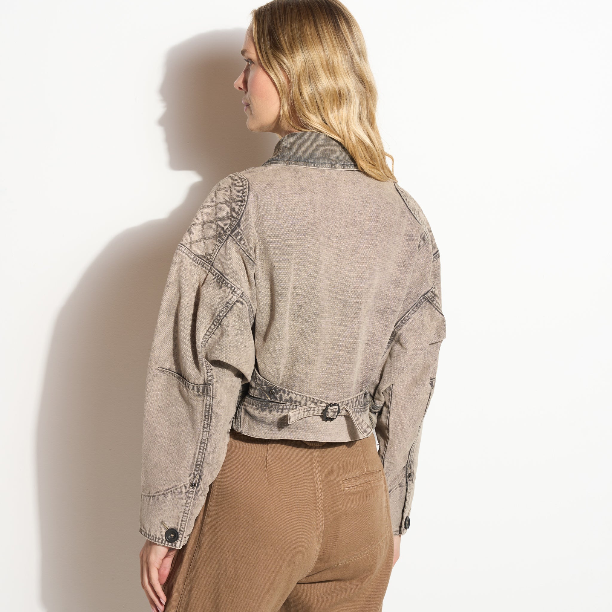 Lewis Canvas Barn Bomber - Image 5