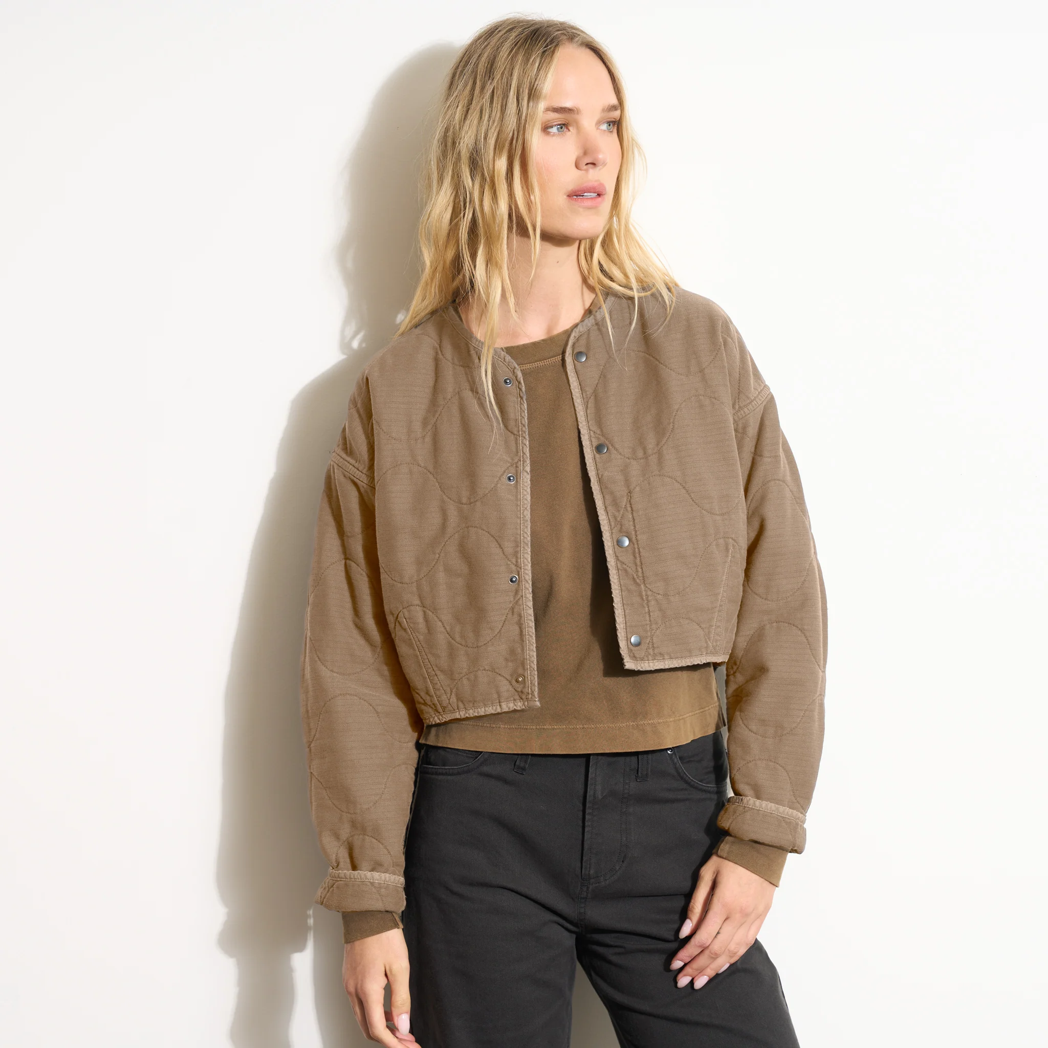 Lewis Quilted Bomber Liner - Image 6