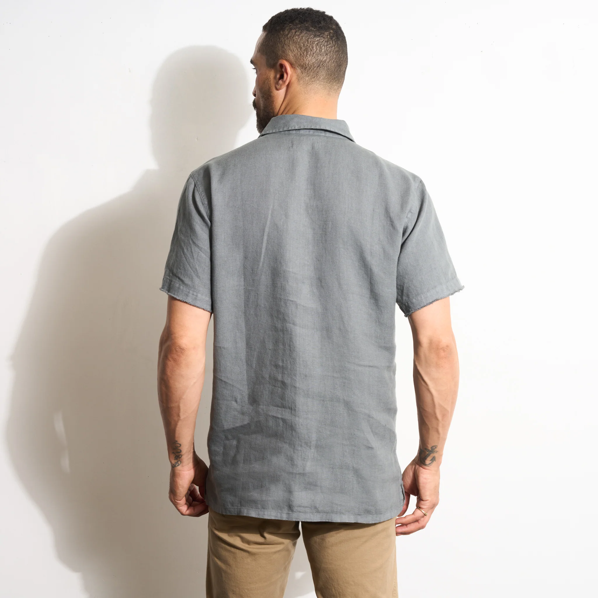 Lyons Short Sleeve Linen Shirt - Image 3