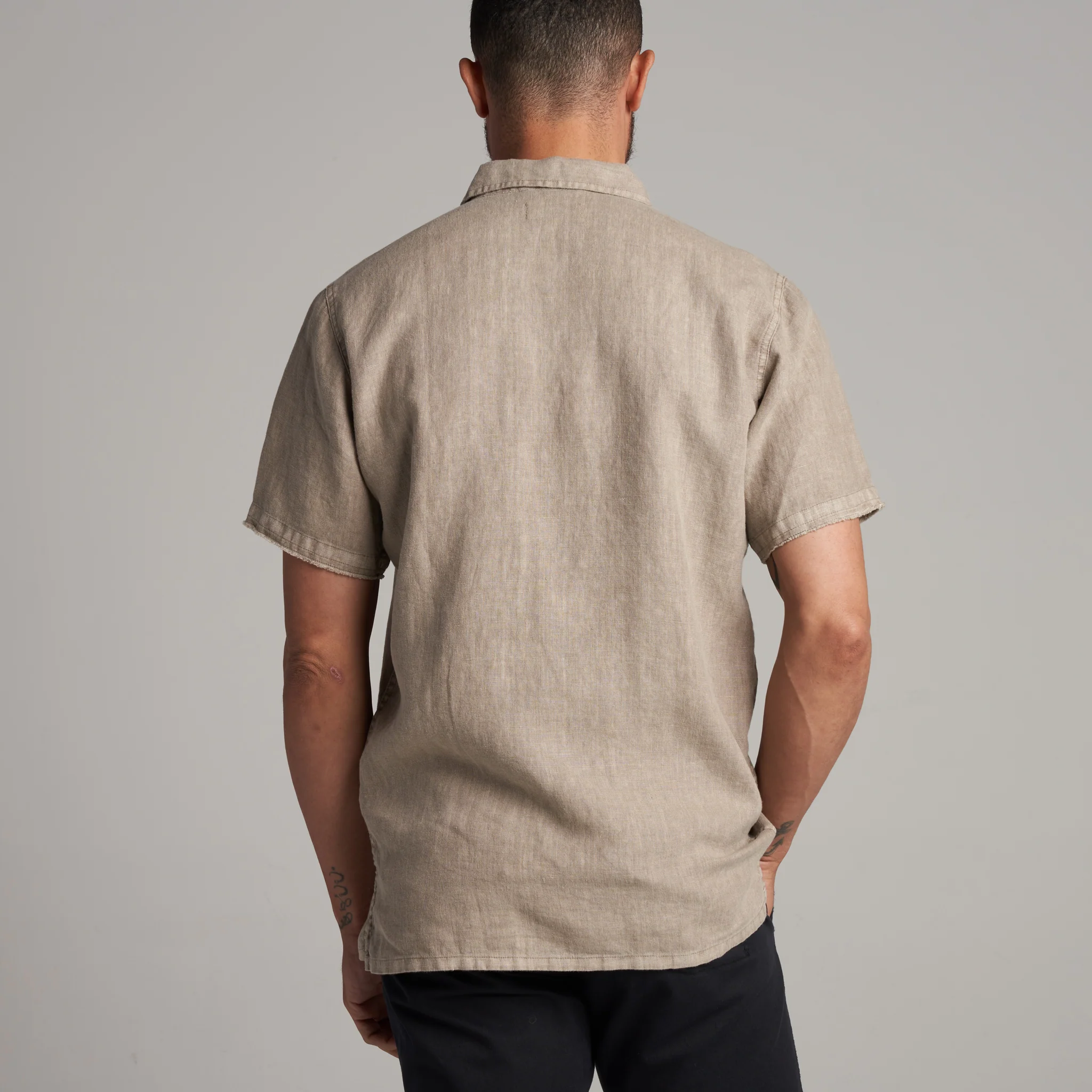 Lyons Short Sleeve Linen Shirt - Image 8