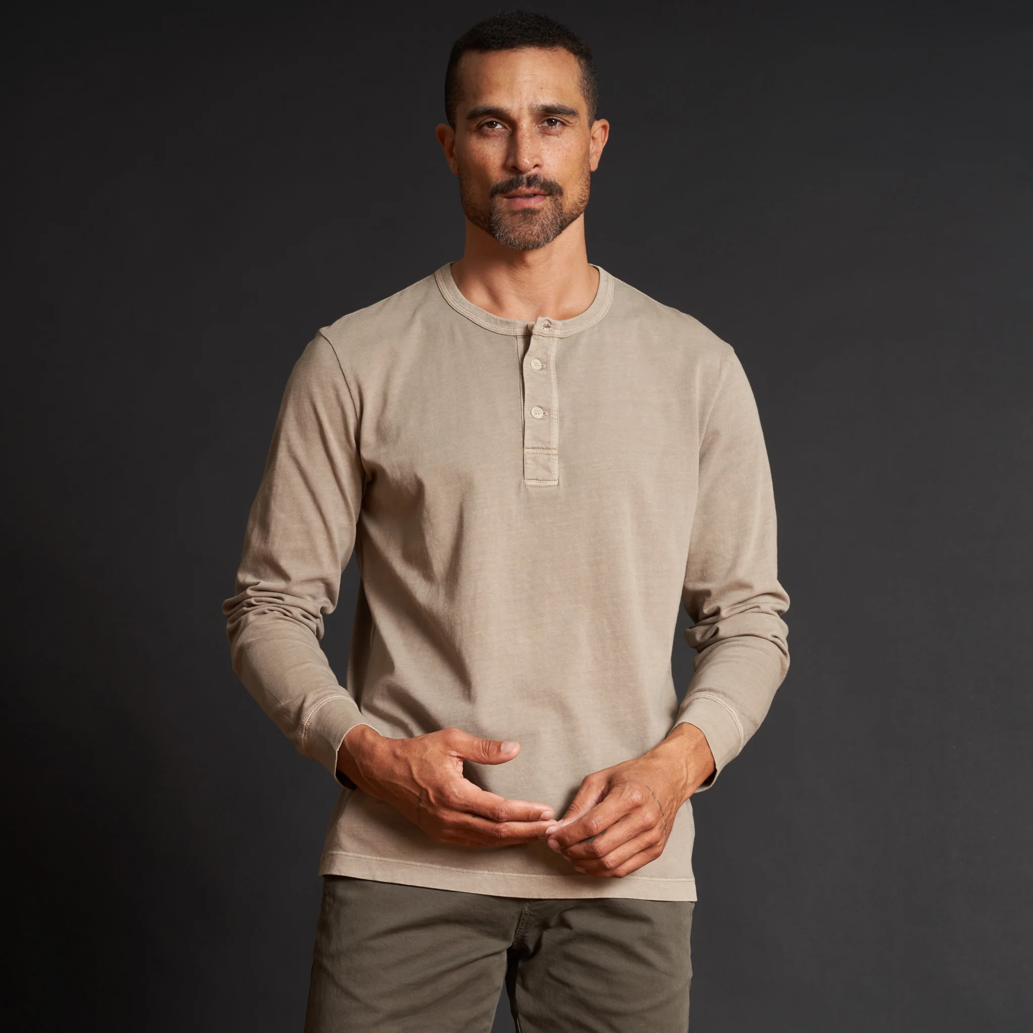 Midland Long Sleeve Henley - Image 8