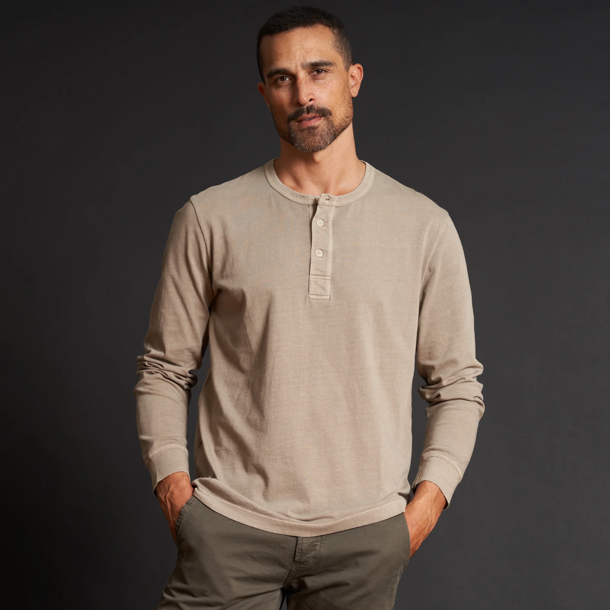 Midland Long Sleeve Henley - Image 9