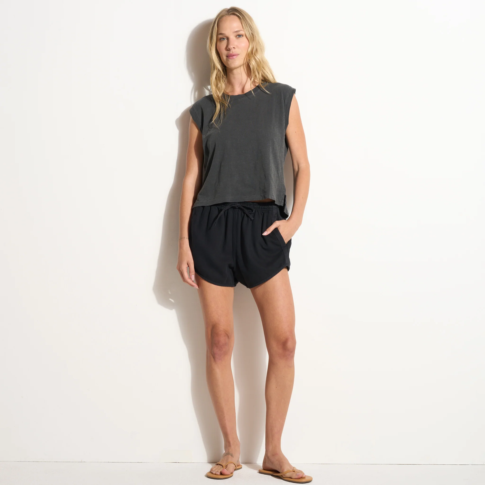 Milo Drape Denim Twill Rec Short - Image 8