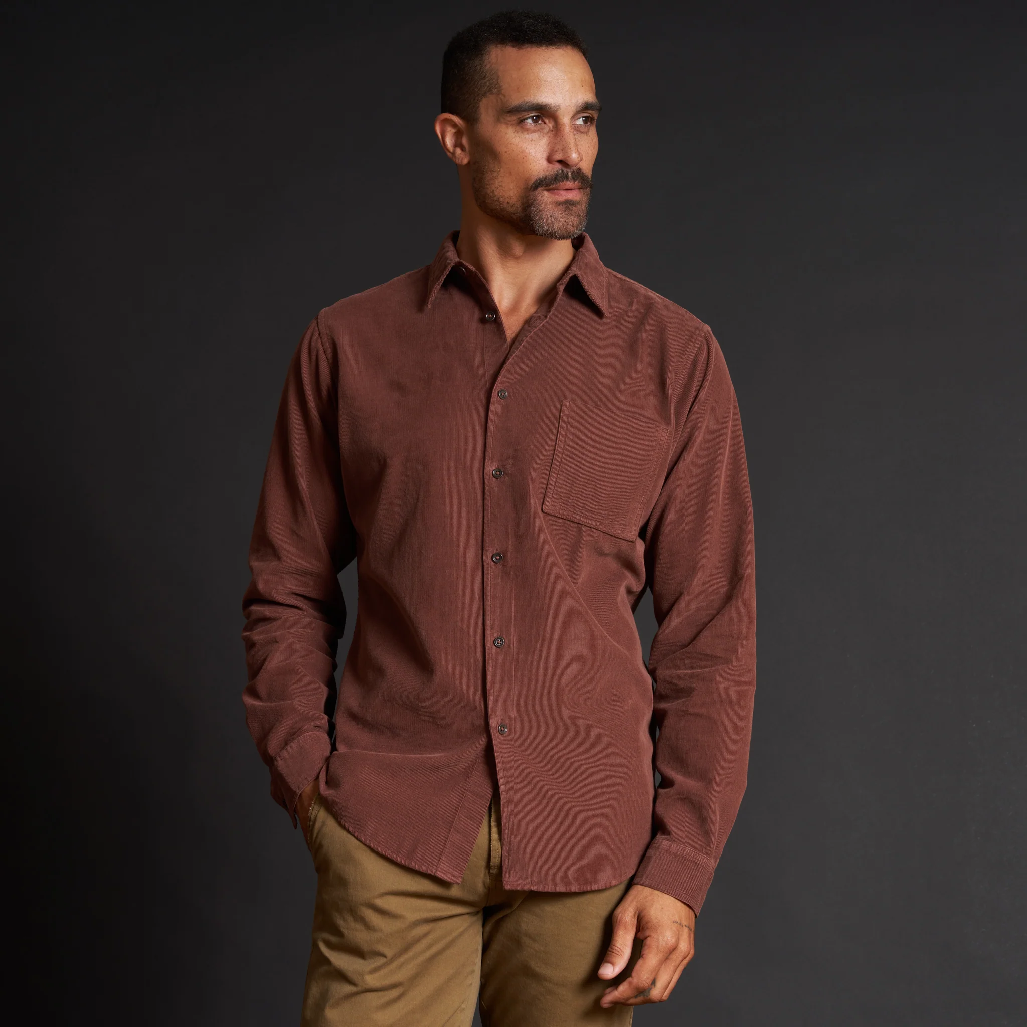 Nobel Fine Wale Cord Shirt - Image 37