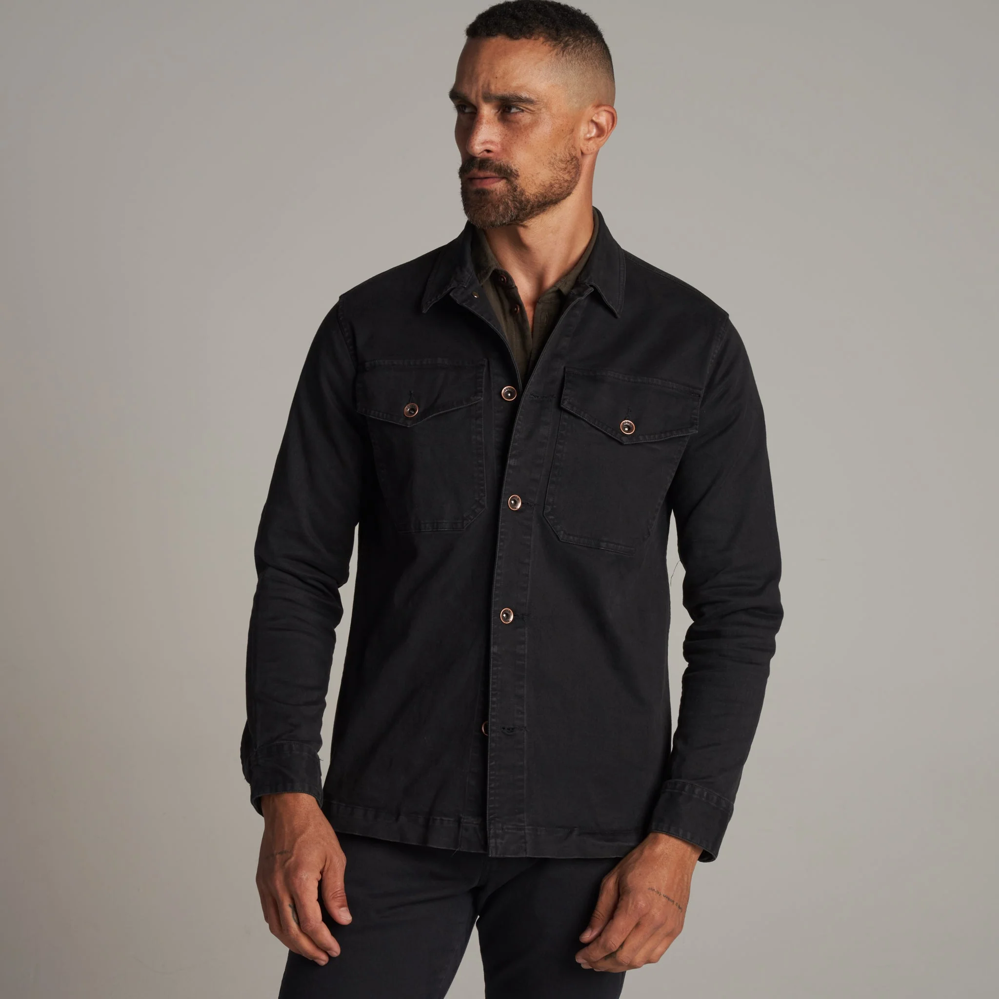 Odessa Mid-Century Twill Field Jacket - Image 18