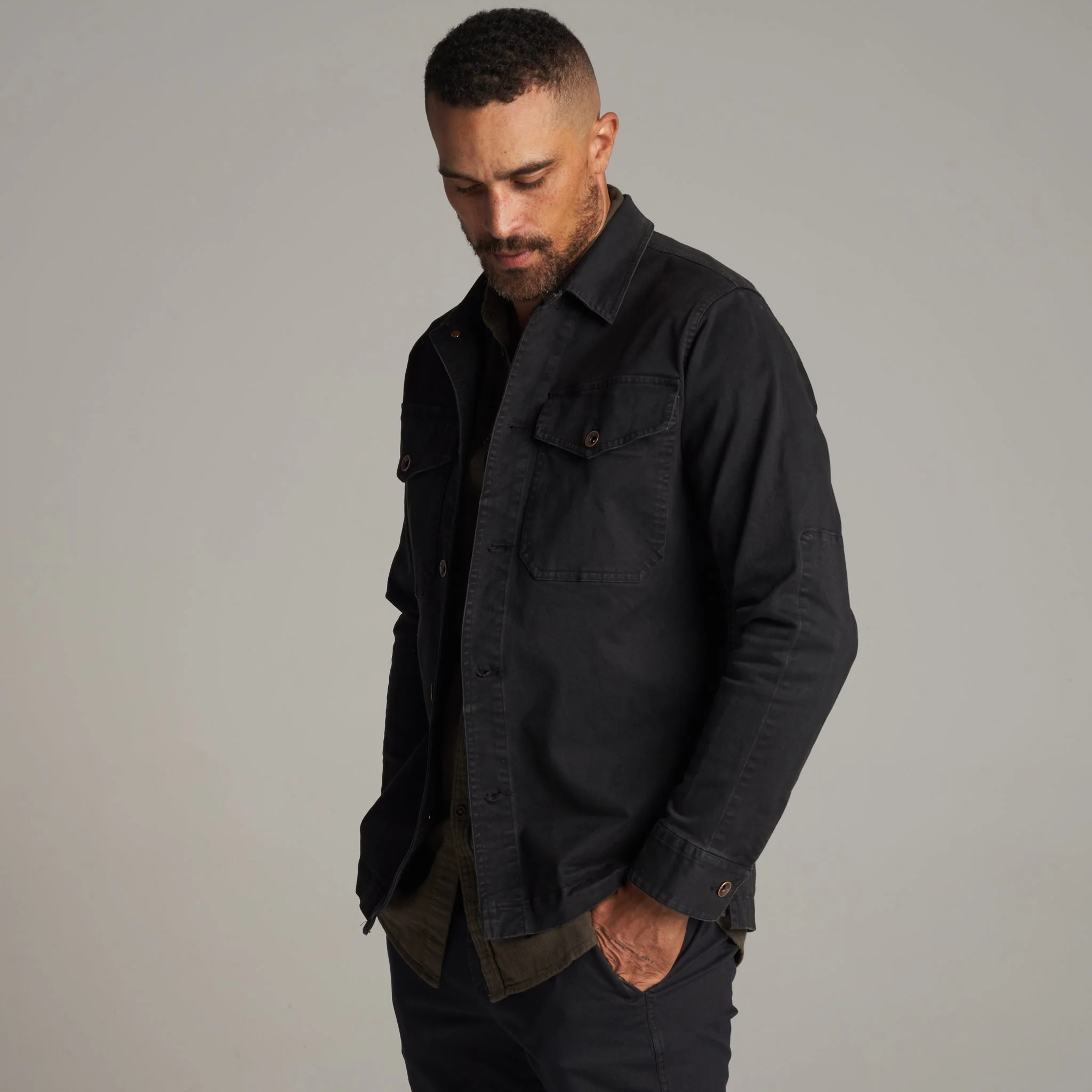 Odessa Mid-Century Twill Field Jacket - Image 21