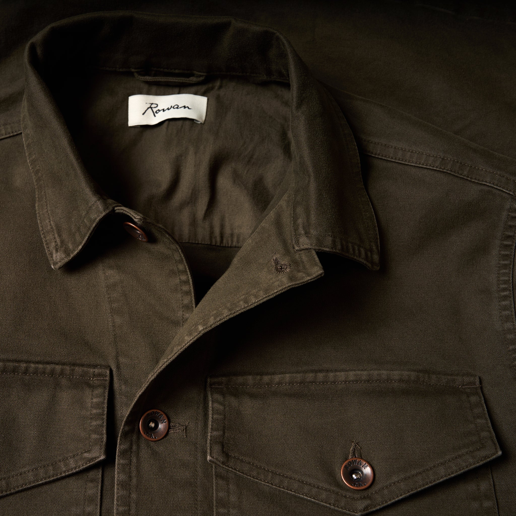 Odessa Mid-Century Twill Field Jacket - Image 3