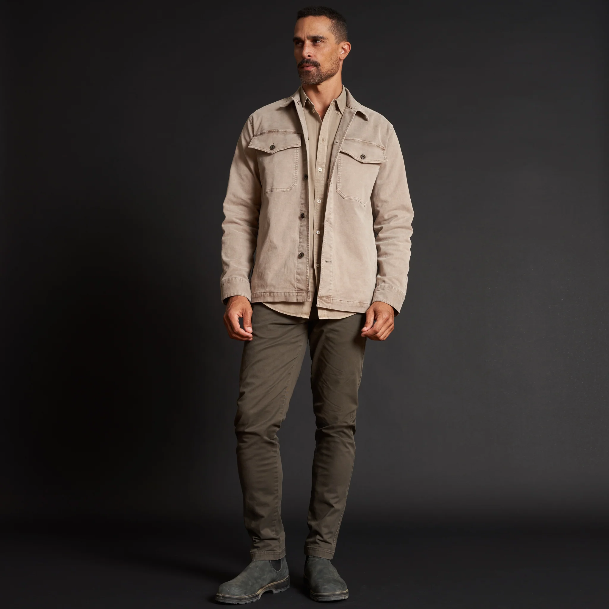 Odessa Mid-Century Twill Field Jacket - Image 21