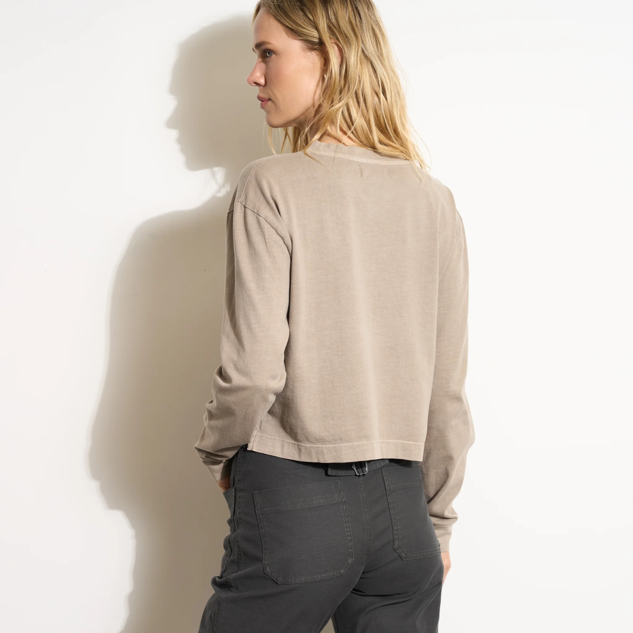 Reagan Long Sleeve Boyfriend Tee - Image 3