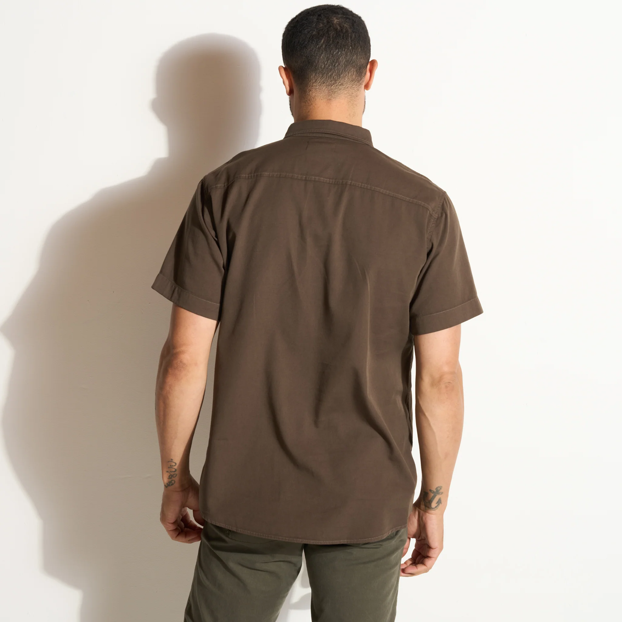 Riley Heritage Twill Short Sleeve Shirt - Image 3