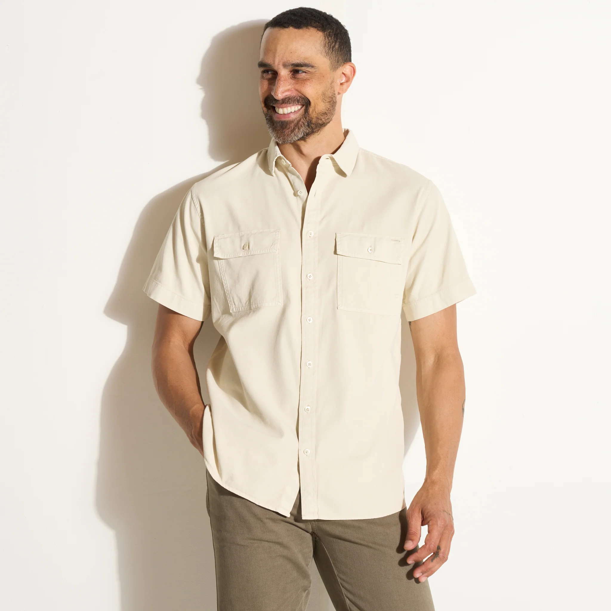 Riley Heritage Twill Short Sleeve Shirt - Image 6