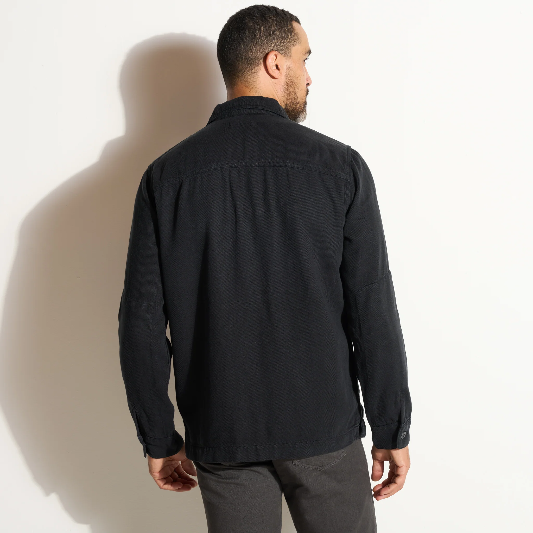 San Angelo Draped Denim Twill Jacket - Image 5