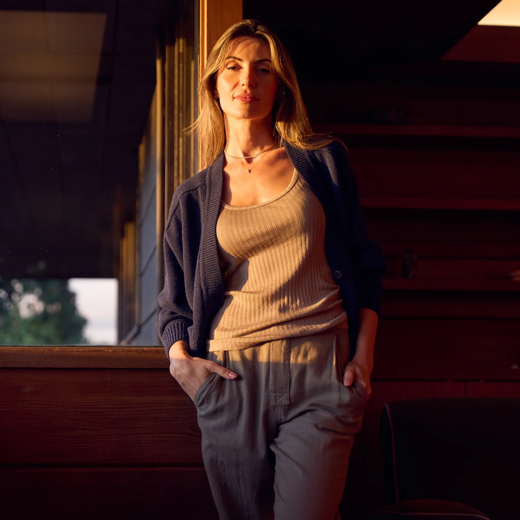 Slope Cropped Cardigan - Image 2